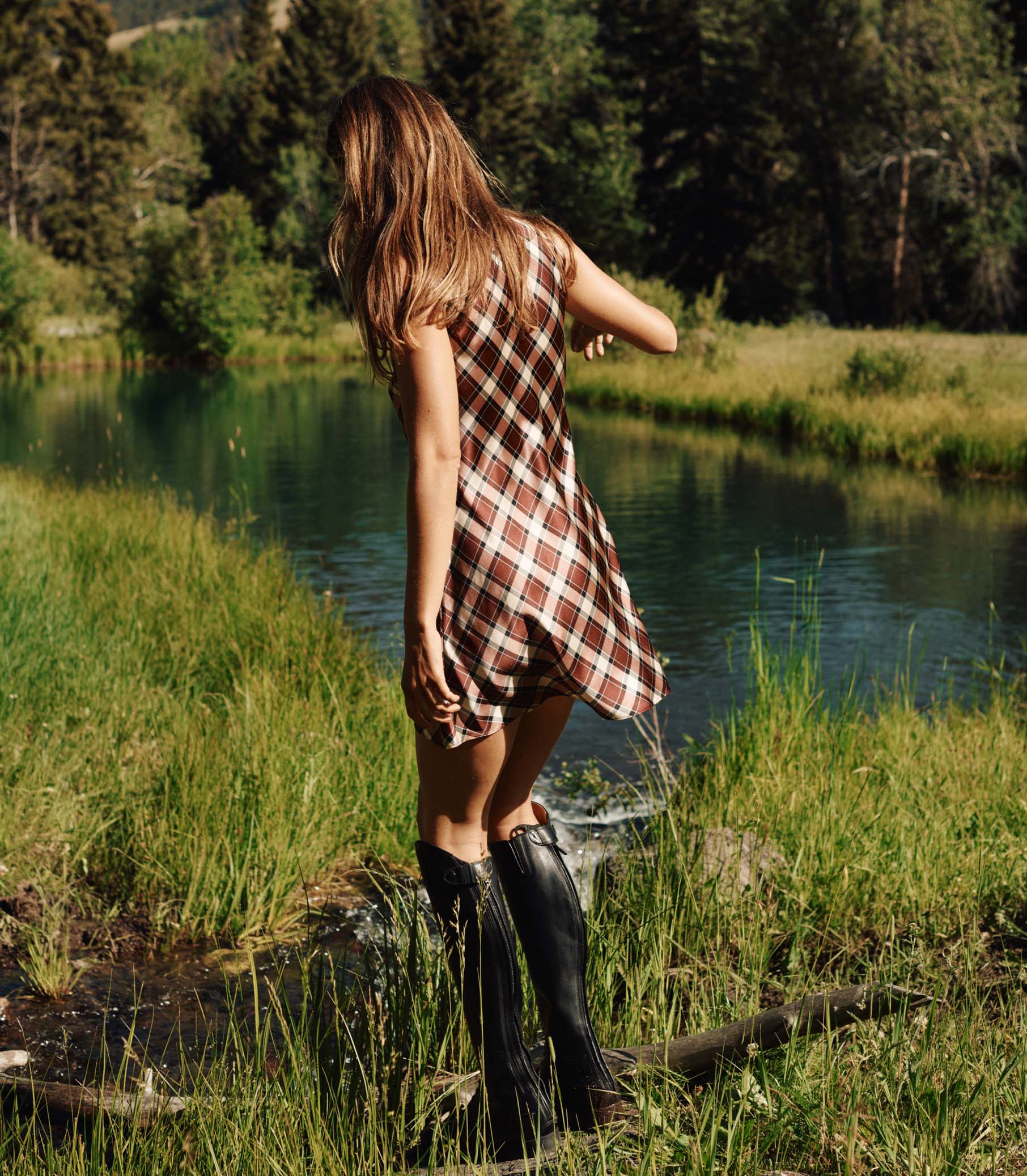 ALAMERE DRESS -- NORFOLK PLAID - Image 3