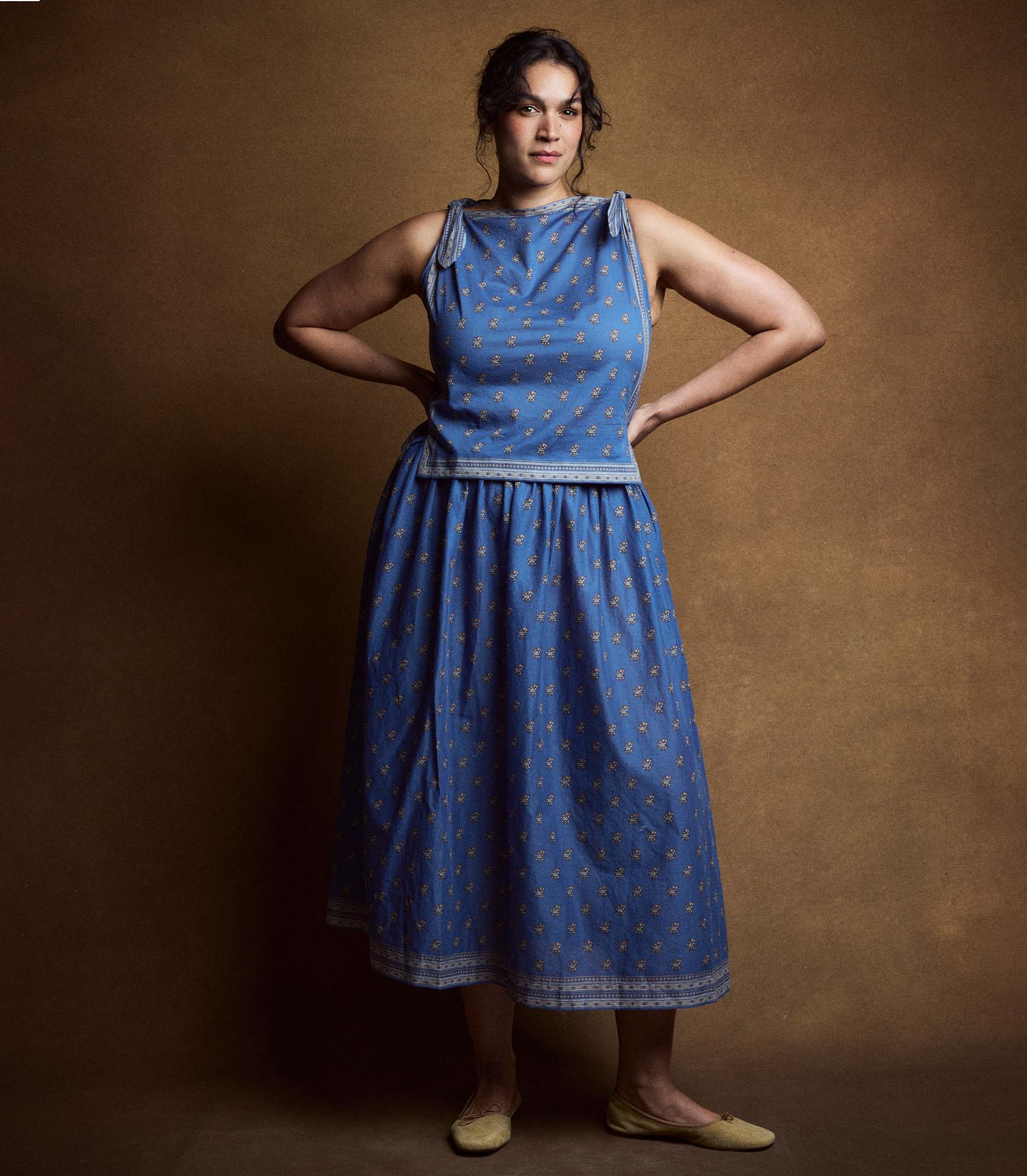 AMALIA TOP -- EARTHA PAISLEY - Image 4