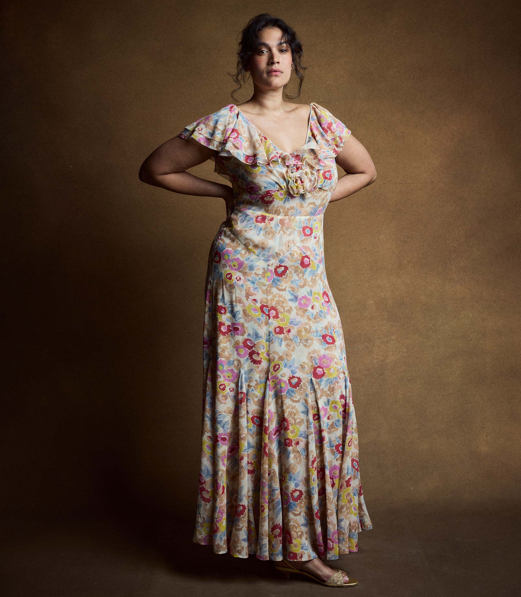 AMÉRELLE DRESS -- JARDIN DE CAMELIAS - Image 5