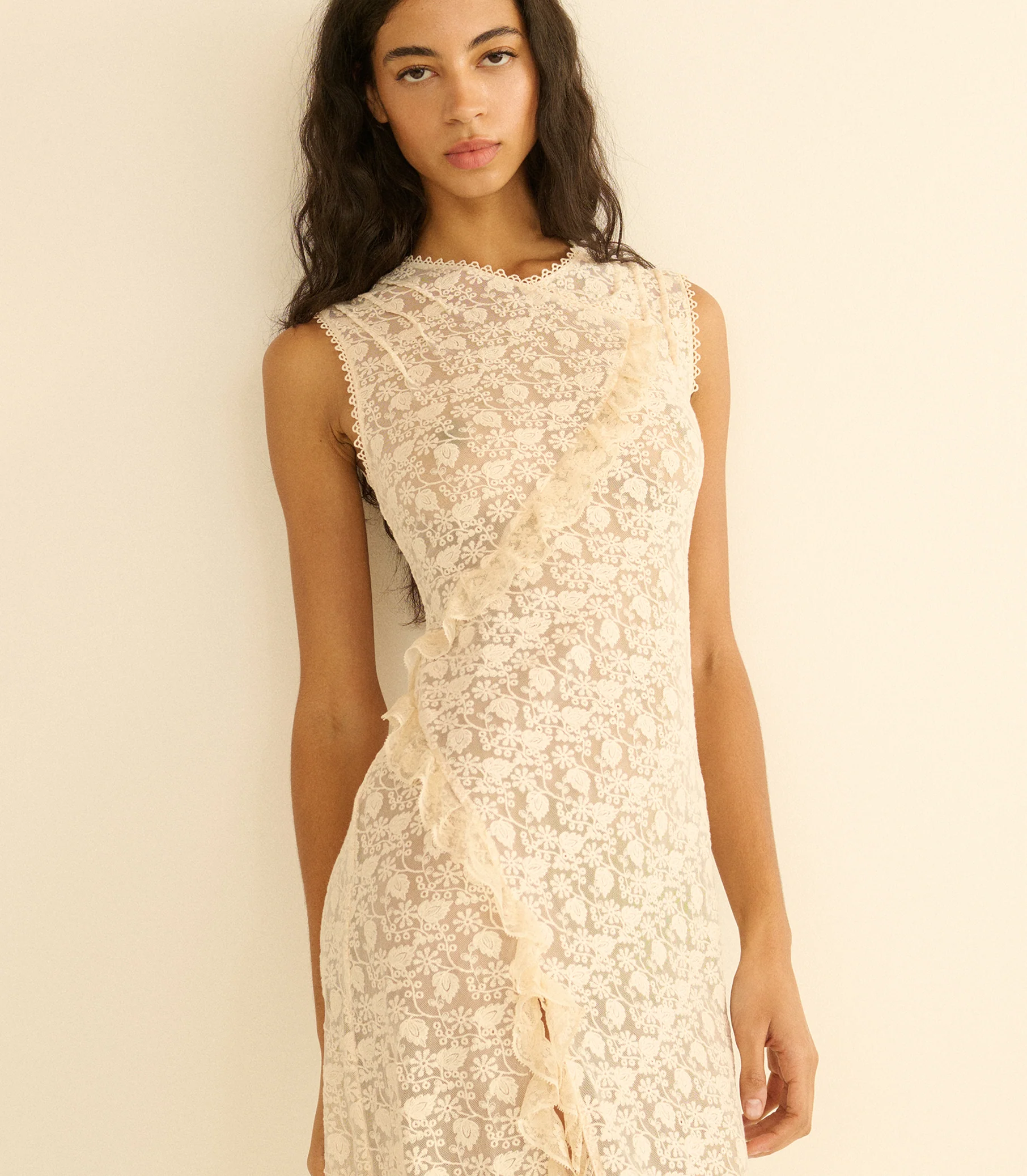 ANABELIA DRESS -- SOFT CAMELLIA - Image 2