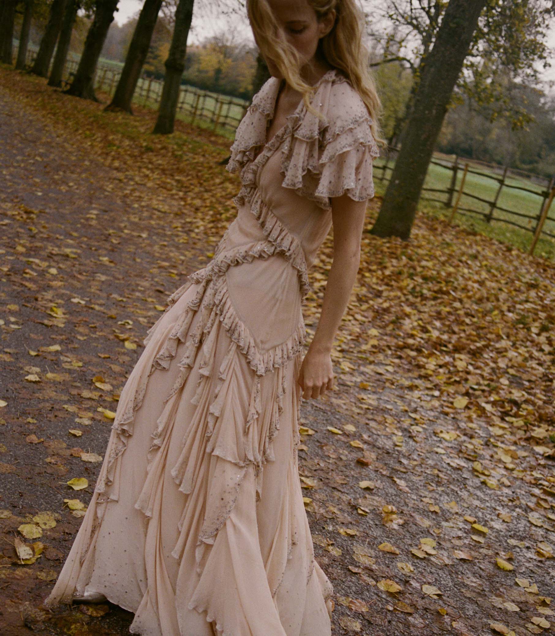 ANTOINETTE ANNIVERSARY DRESS -- ANTIQUE BLUSH - Image 2