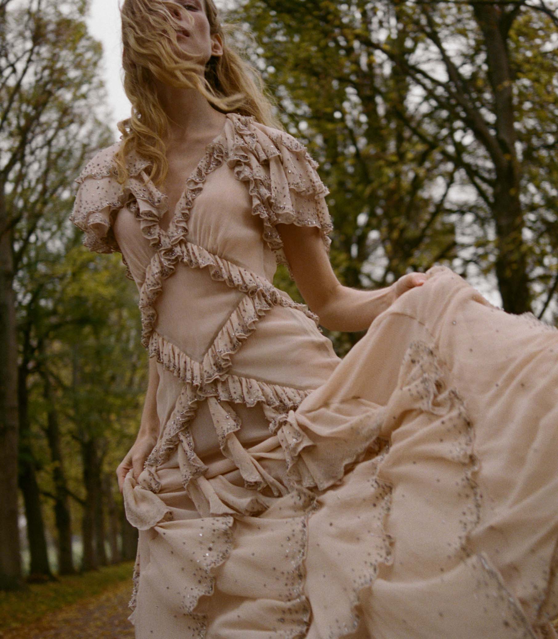 ANTOINETTE ANNIVERSARY DRESS -- ANTIQUE BLUSH - Image 5