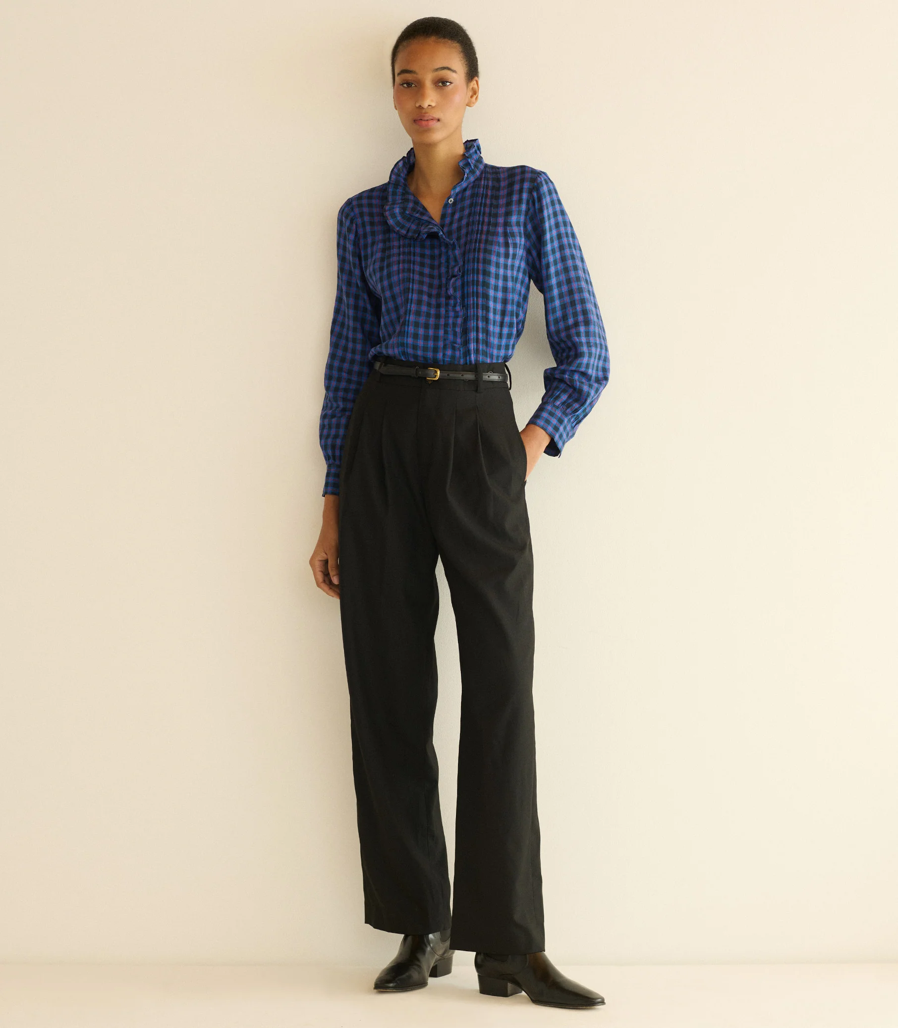 BARRETT TOP -- CHAMONIX PLAID - Image 2