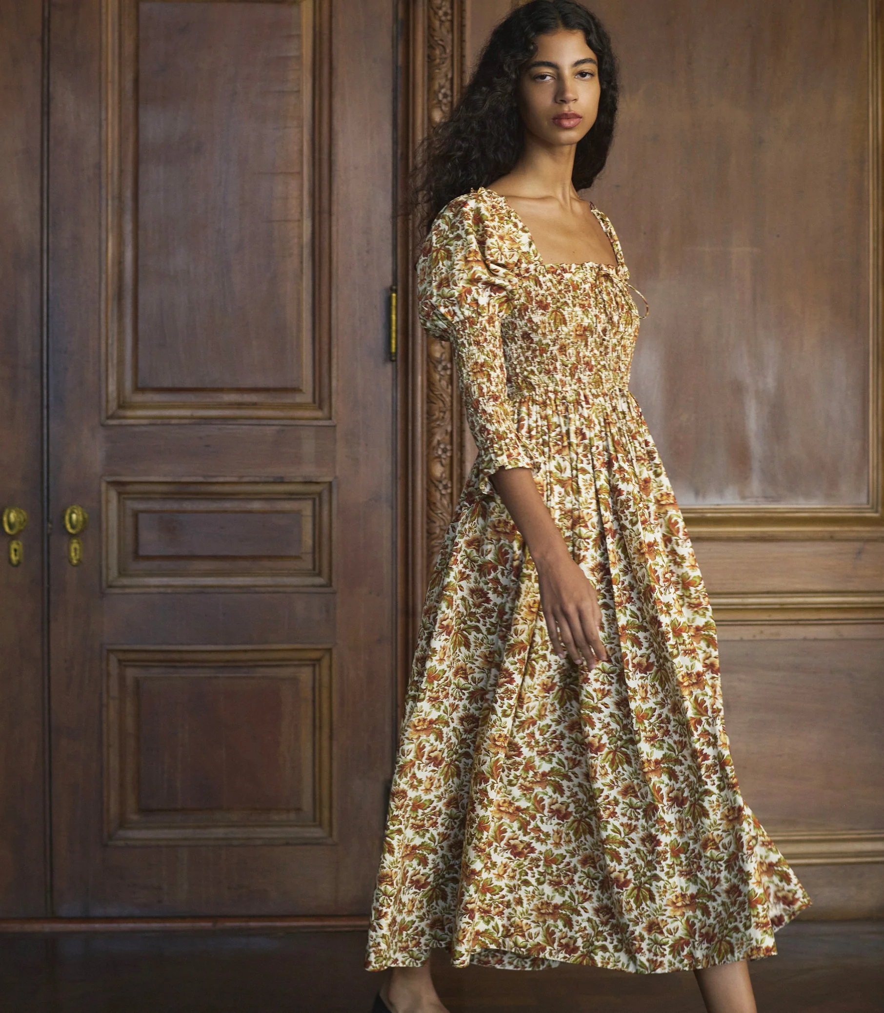BIJOU DRESS -- IVORY RÊVE DES JARDINS - Image 3