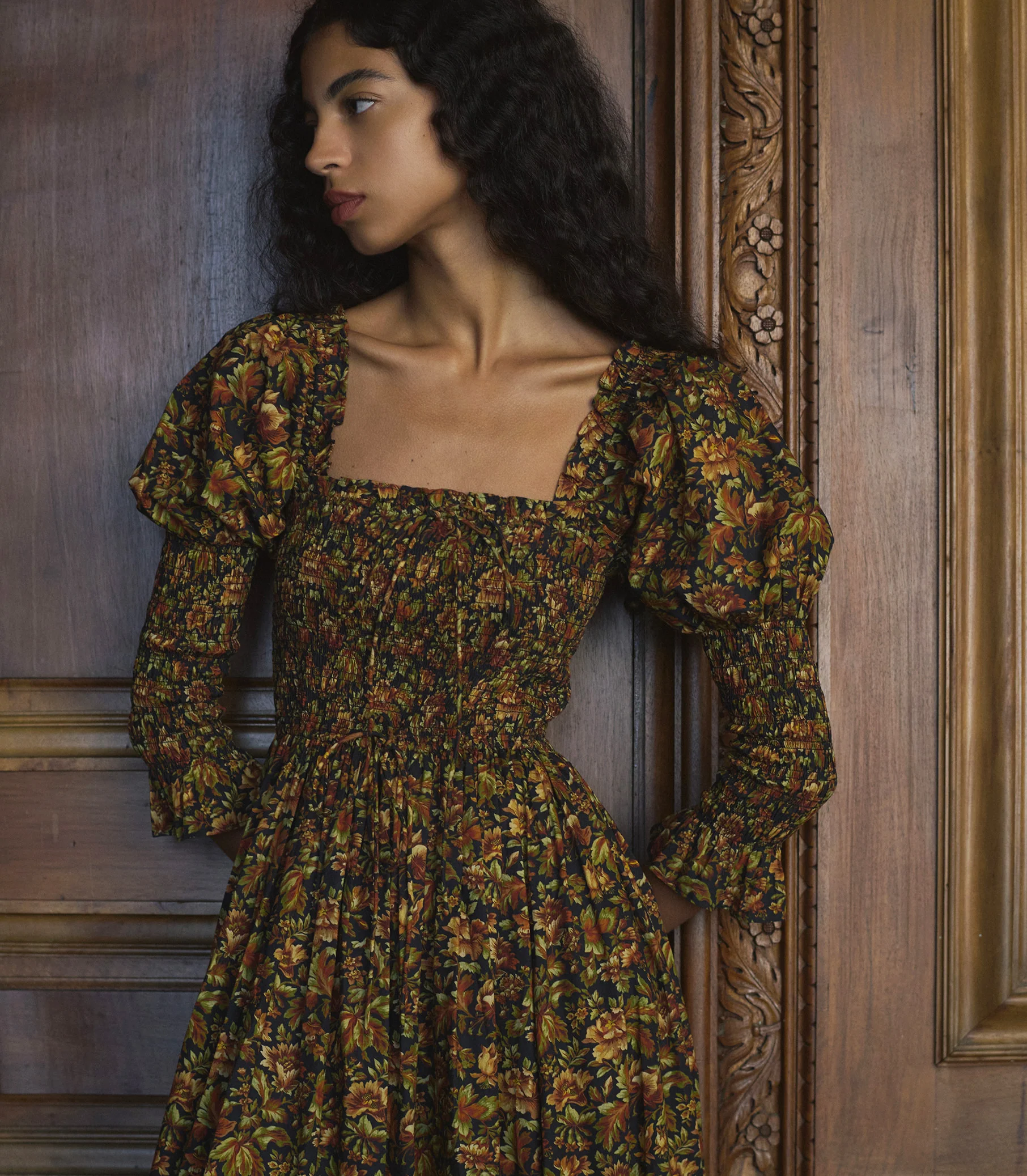 BIJOU DRESS -- NOIR RÊVE DES JARDINS - Image 2