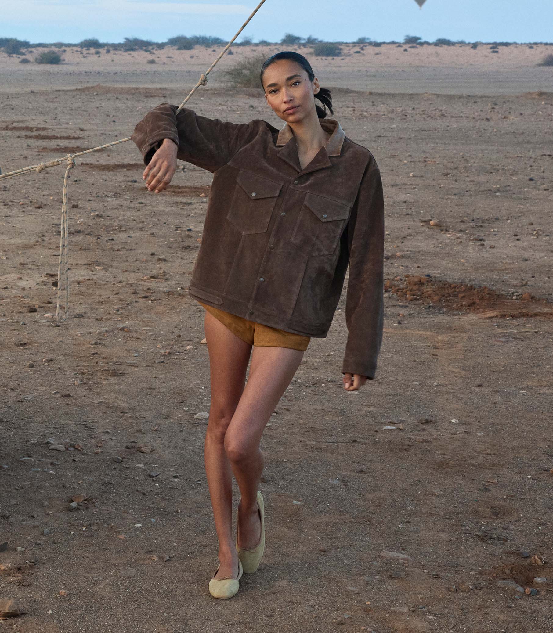 CARSON SUEDE JACKET -- SABLE - Image 3