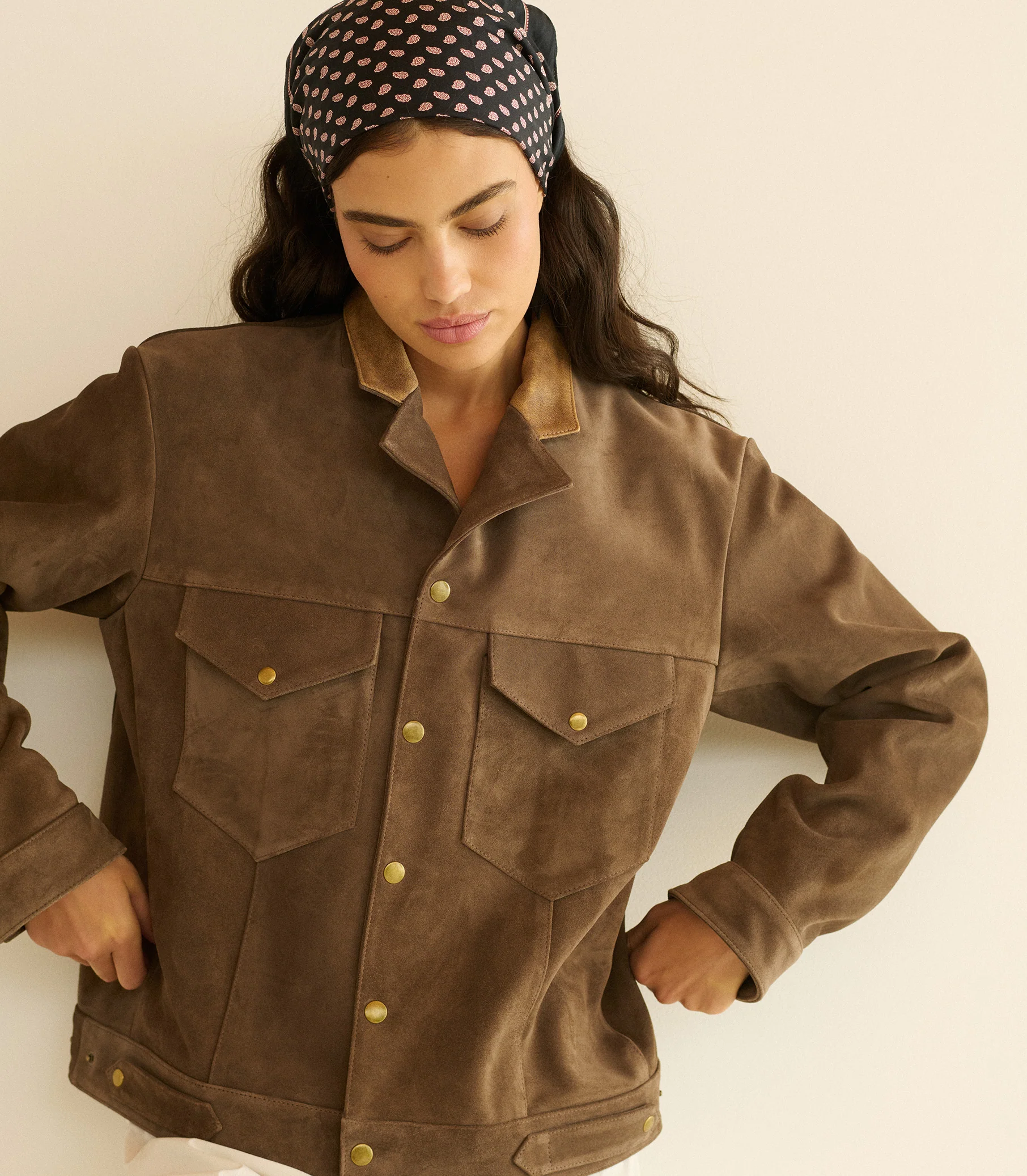 CARSON SUEDE JACKET -- SABLE - Image 5