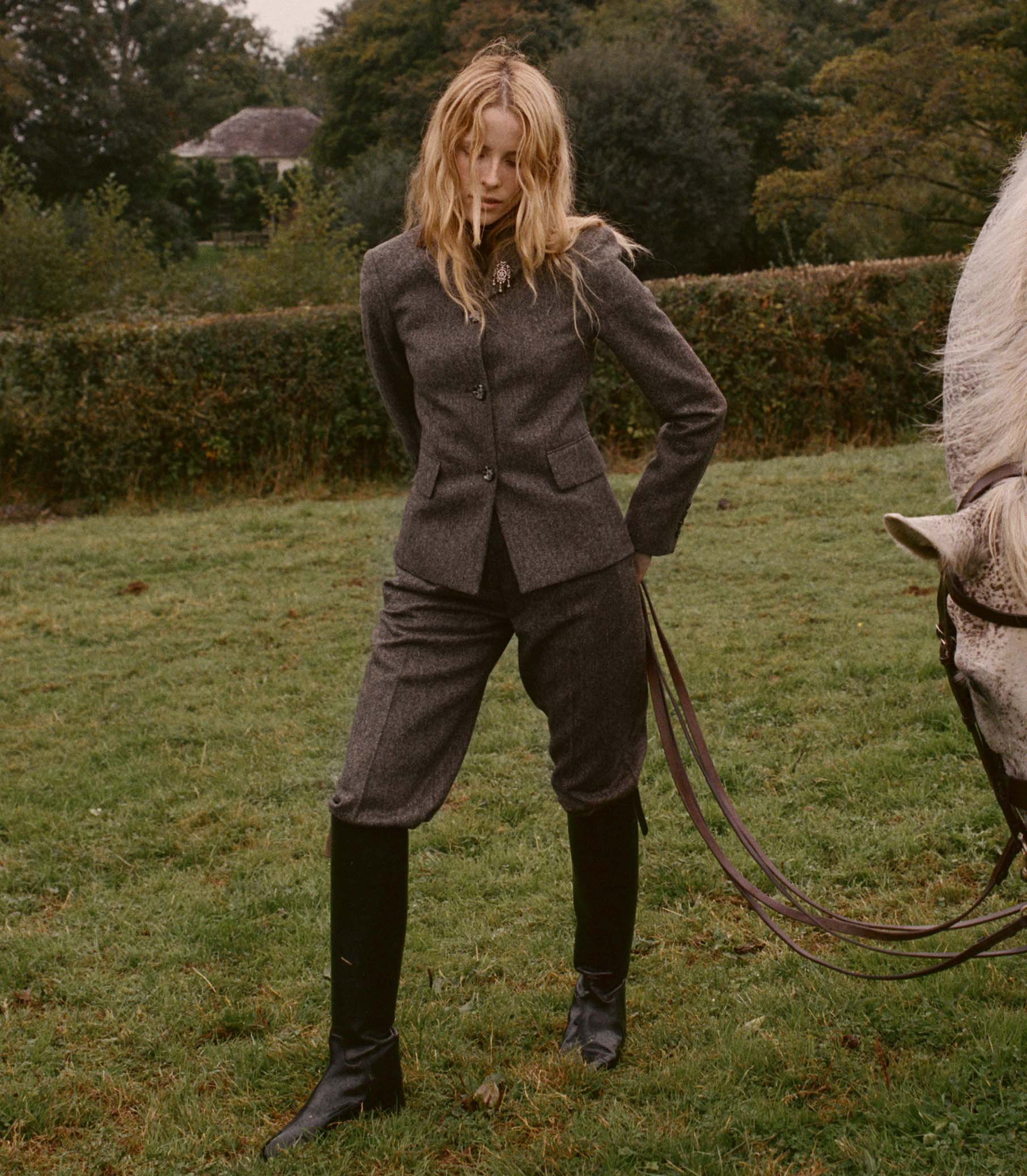 CHESTER PANT -- ENGLISH HERRINGBONE - Image 2