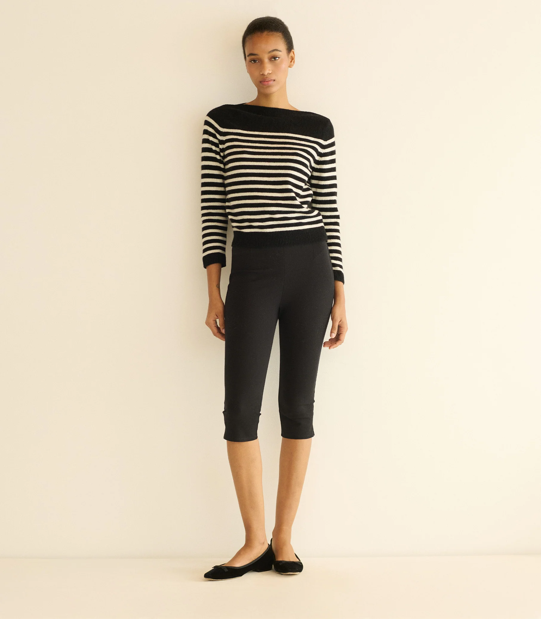 CLAIRMONT SWEATER -- MARCEAU STRIPE - Image 2