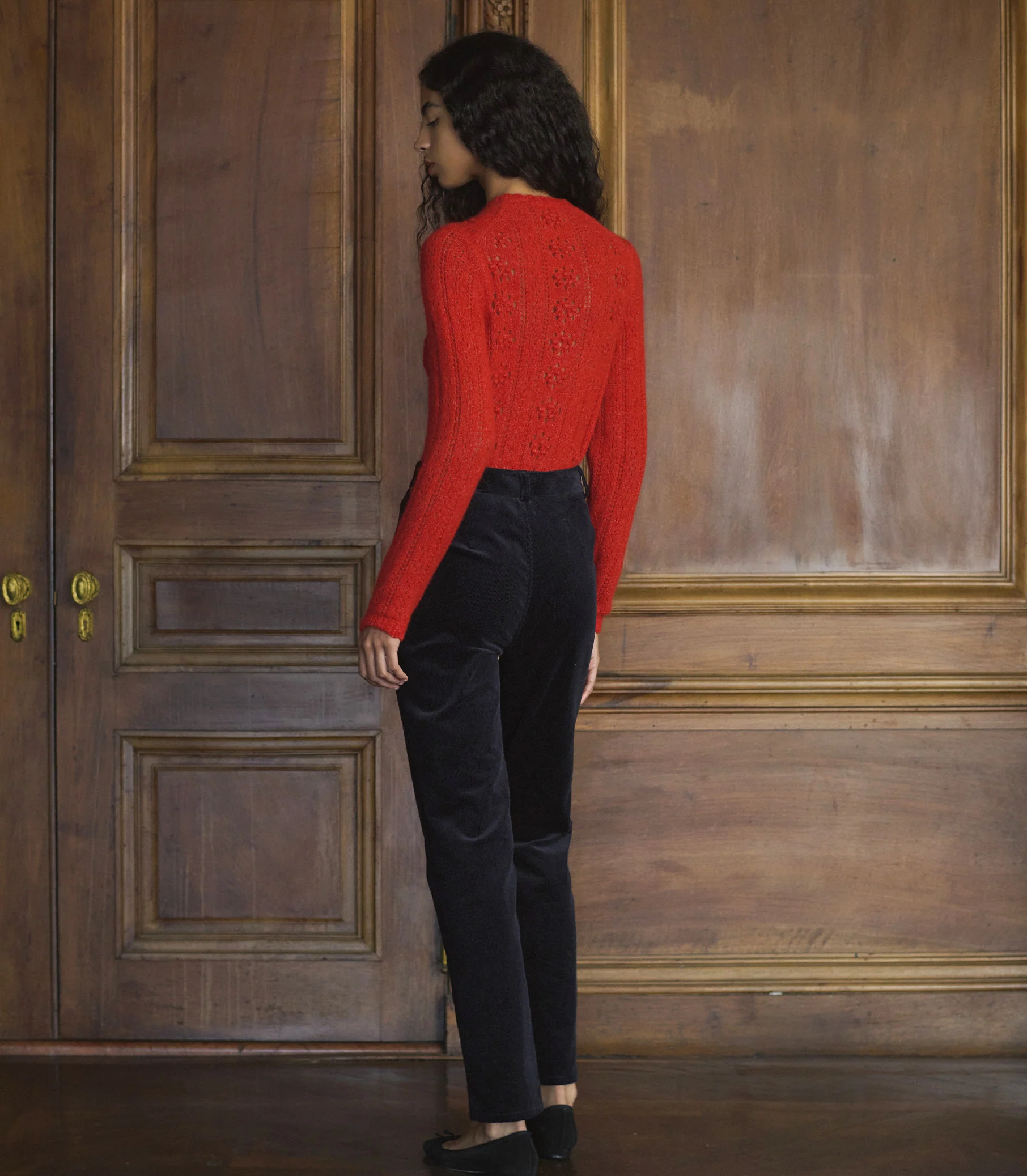 COSETTE CARDIGAN -- CERISE - Image 5