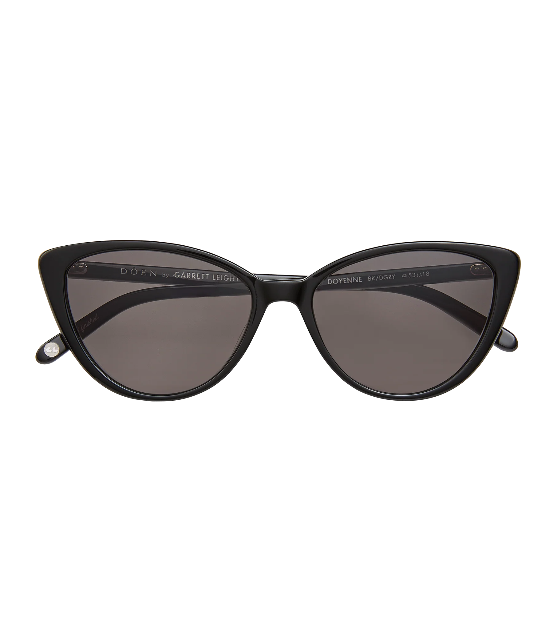 DÔEN BY GARRETT LEIGHT DOYENNE SUNGLASSES -- BLACK - Image 5