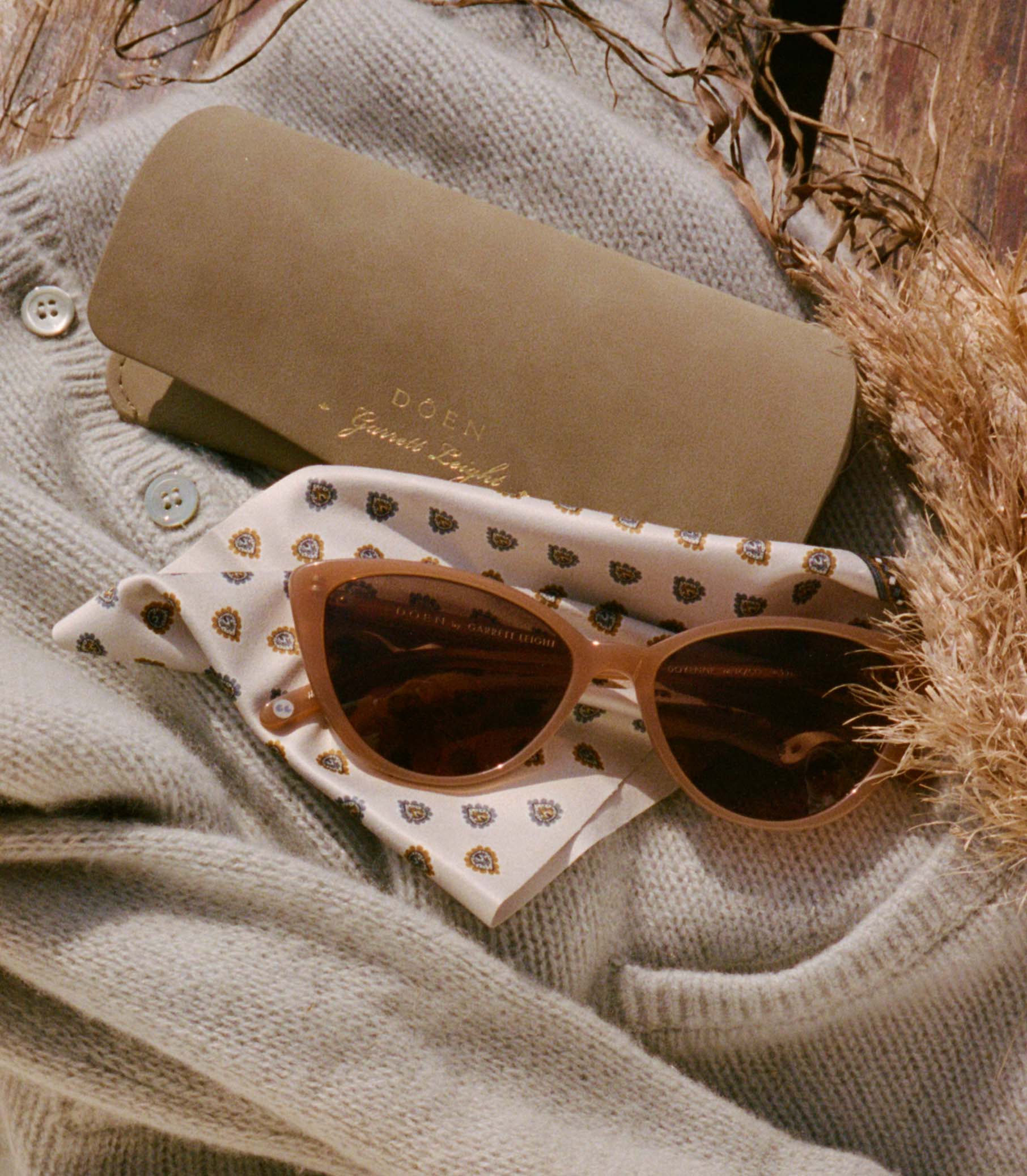 DÔEN BY GARRETT LEIGHT DOYENNE SUNGLASSES -- MINK - Image 6