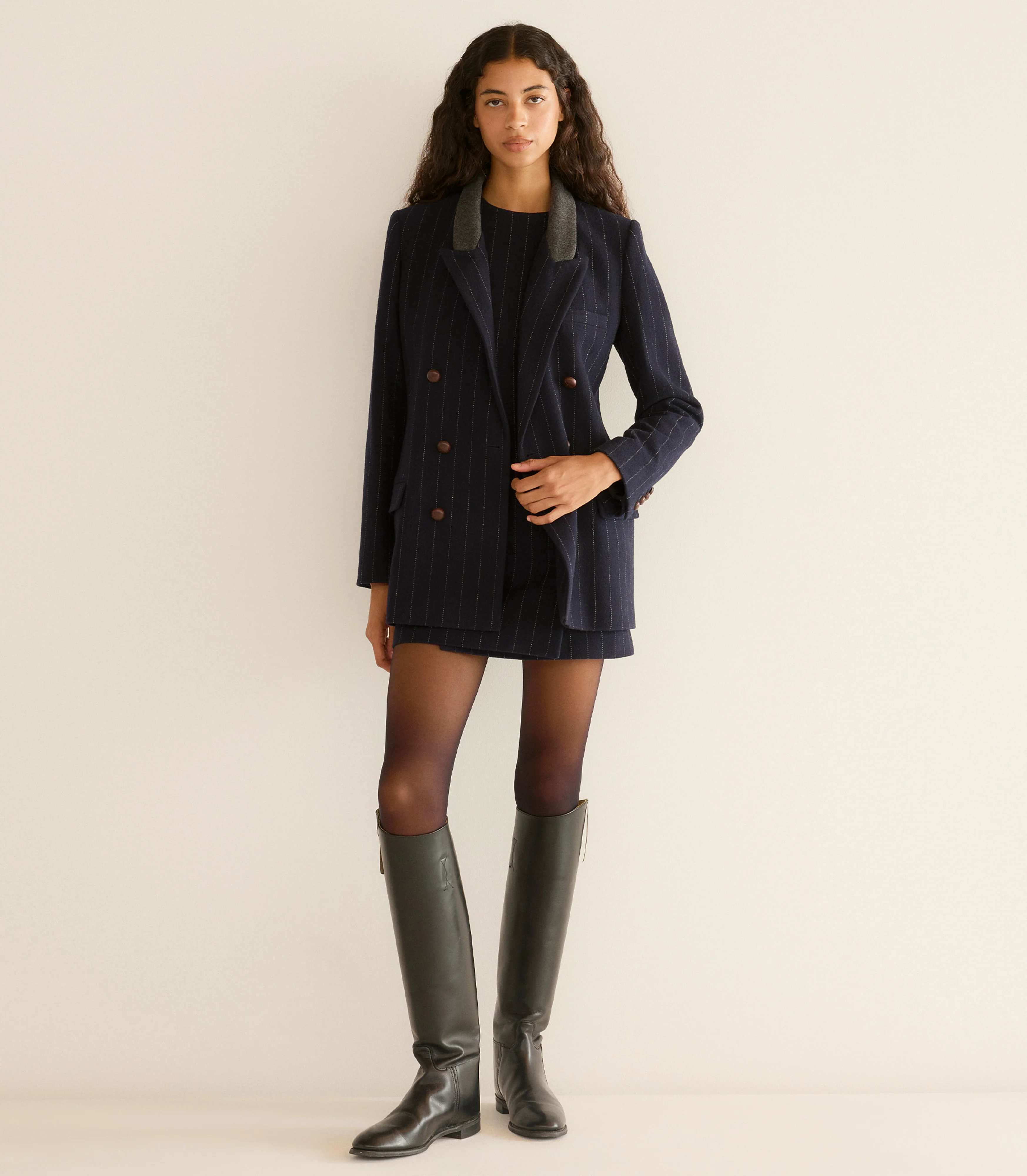 DUCCIO BLAZER -- MARIANNE PINSTRIPE - Image 2