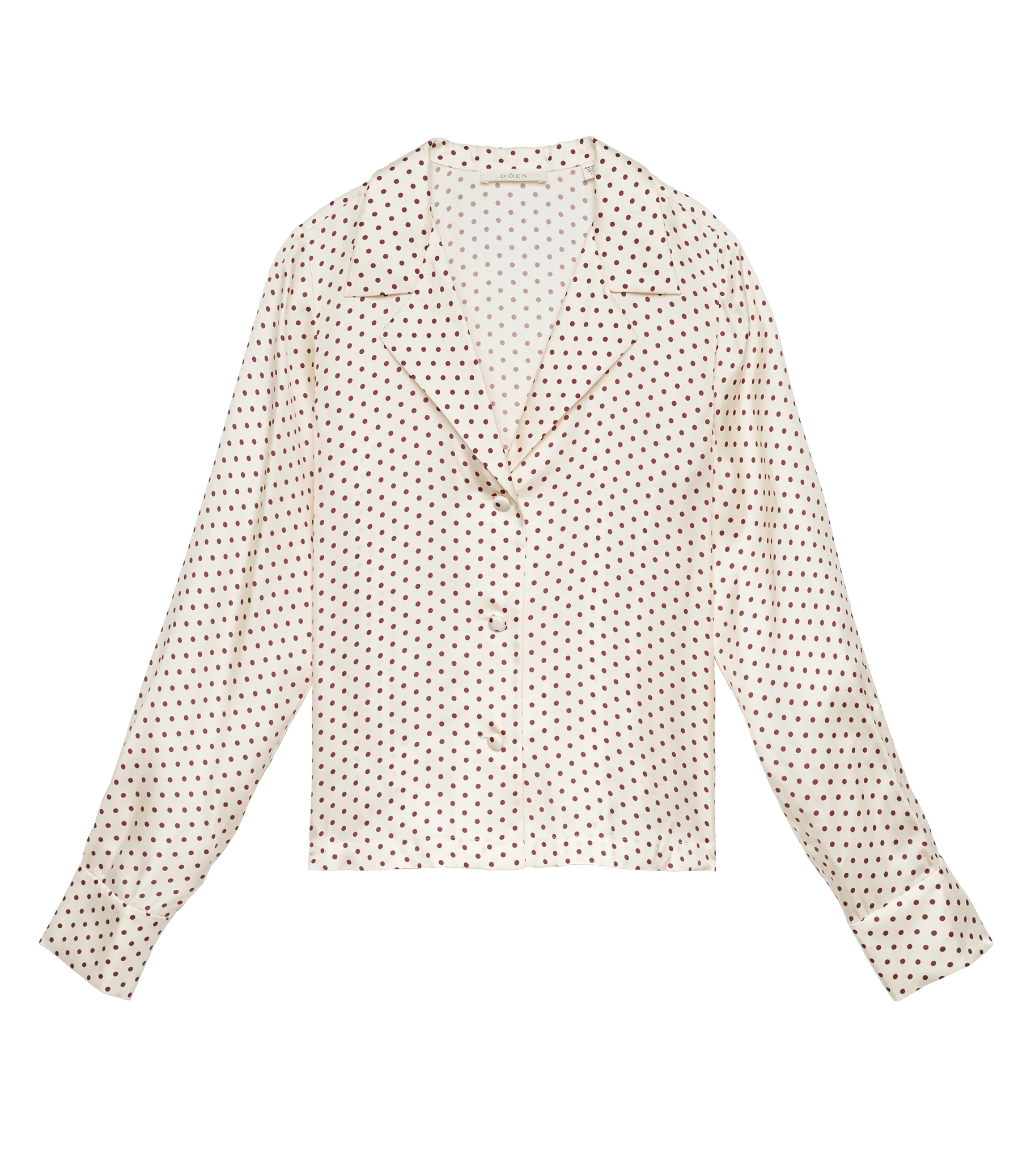 ELENE TOP -- CRÈME PORTIA DOT - Image 8