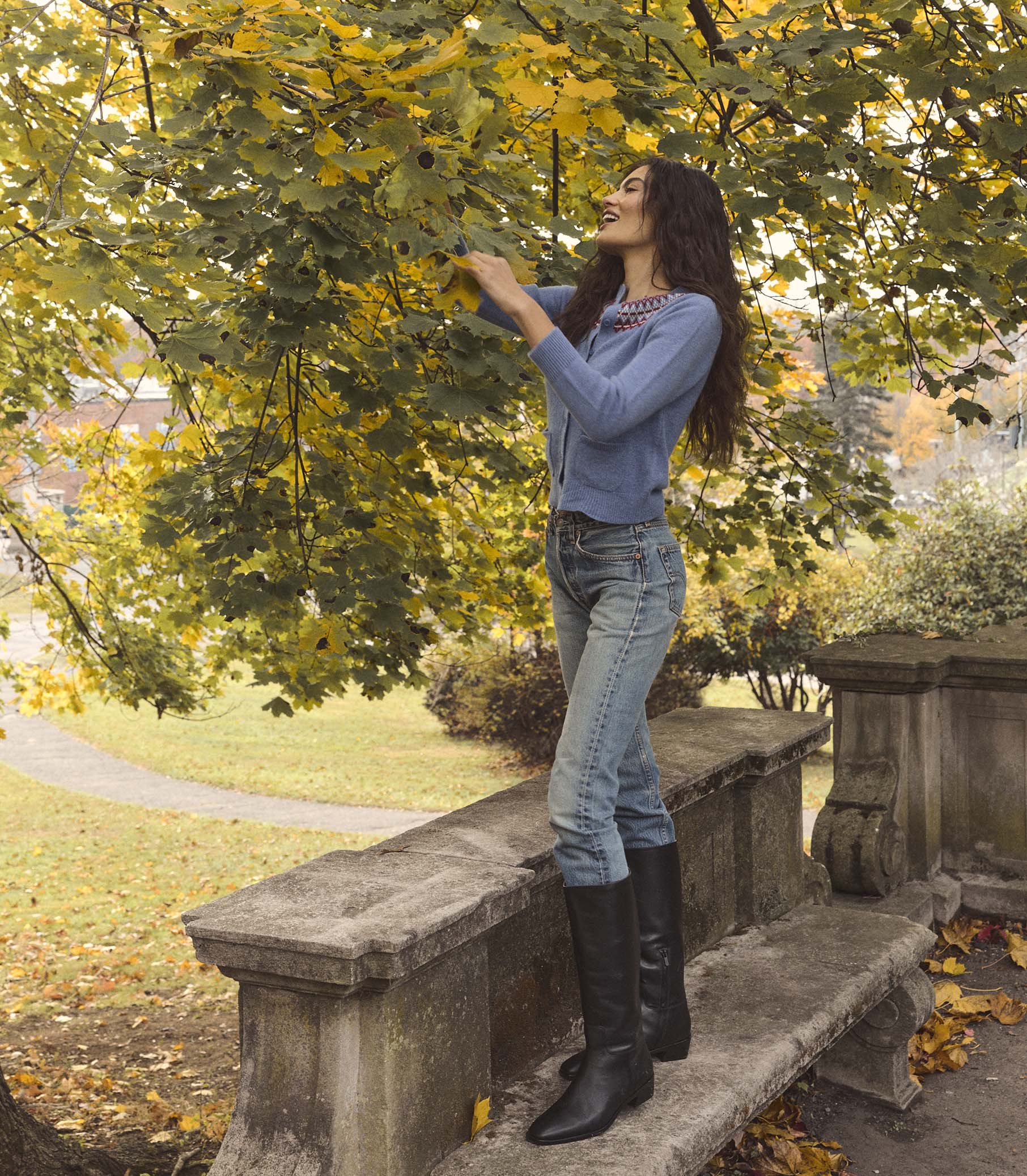 ELLIOT CASHMERE CARDIGAN -- VASHON JACQUARD - Image 4