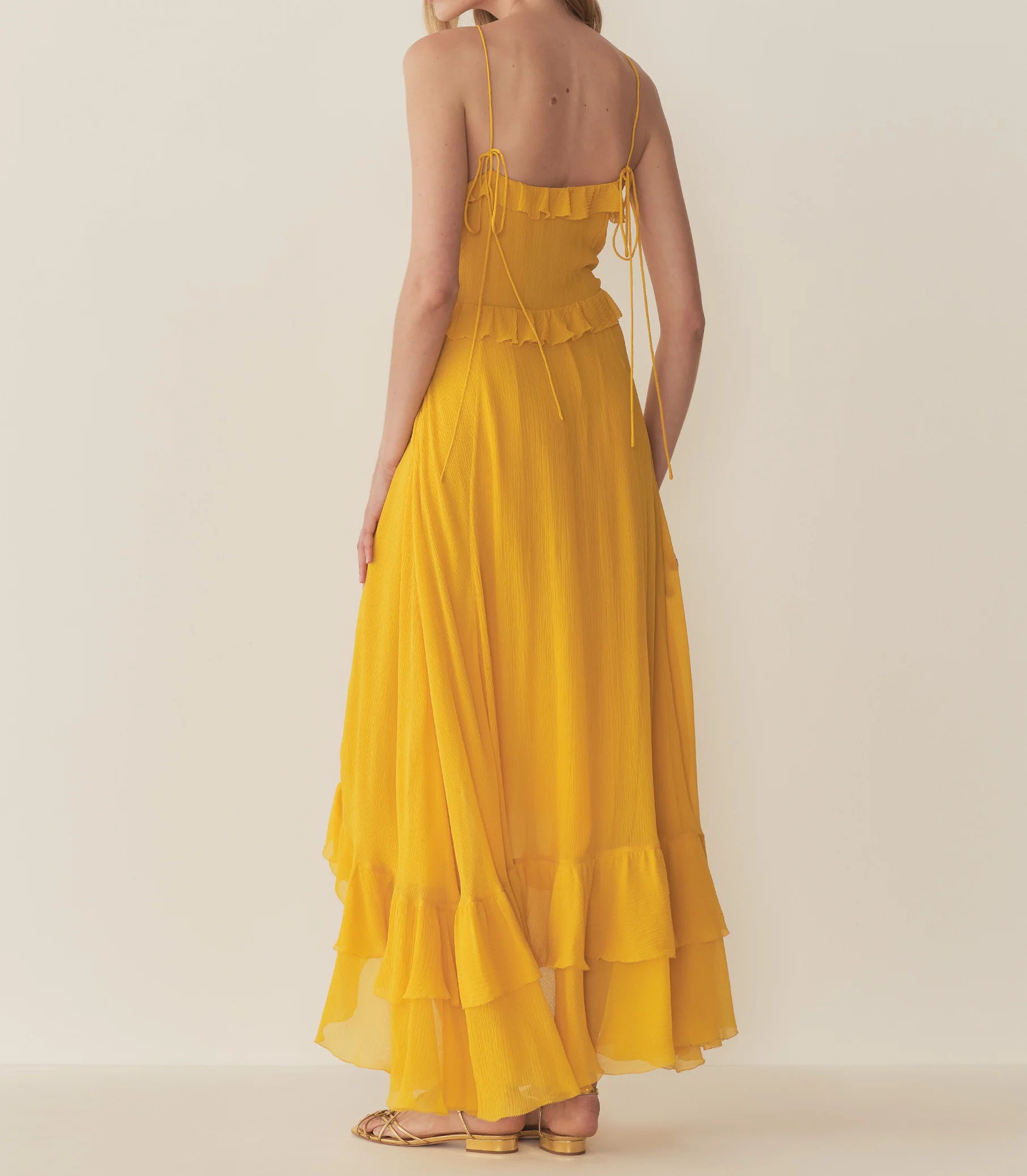 EVELINA DRESS -- GOLDEN ACACIA - Image 8