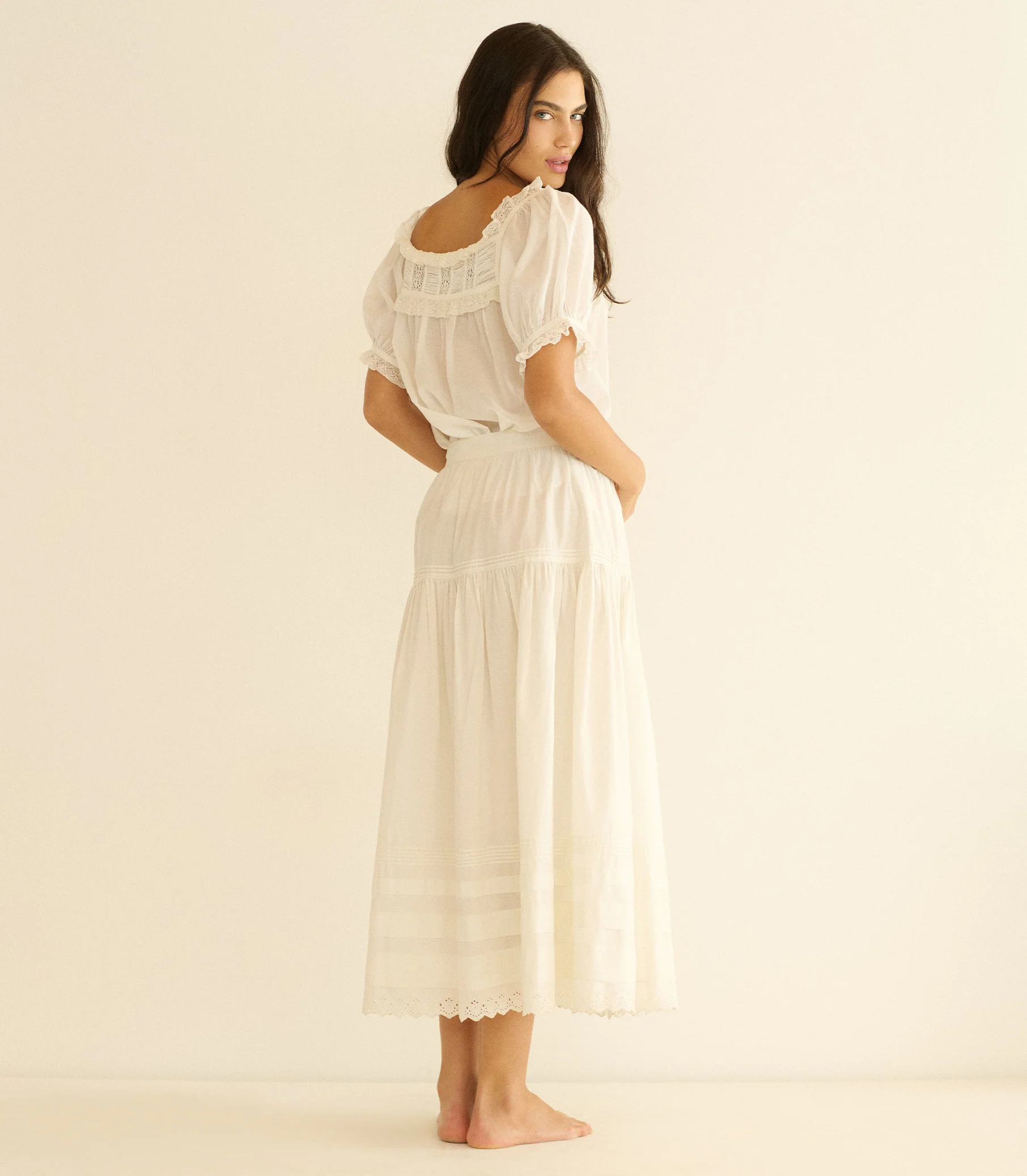 FRANCES TOP -- SALT LACE - Image 4