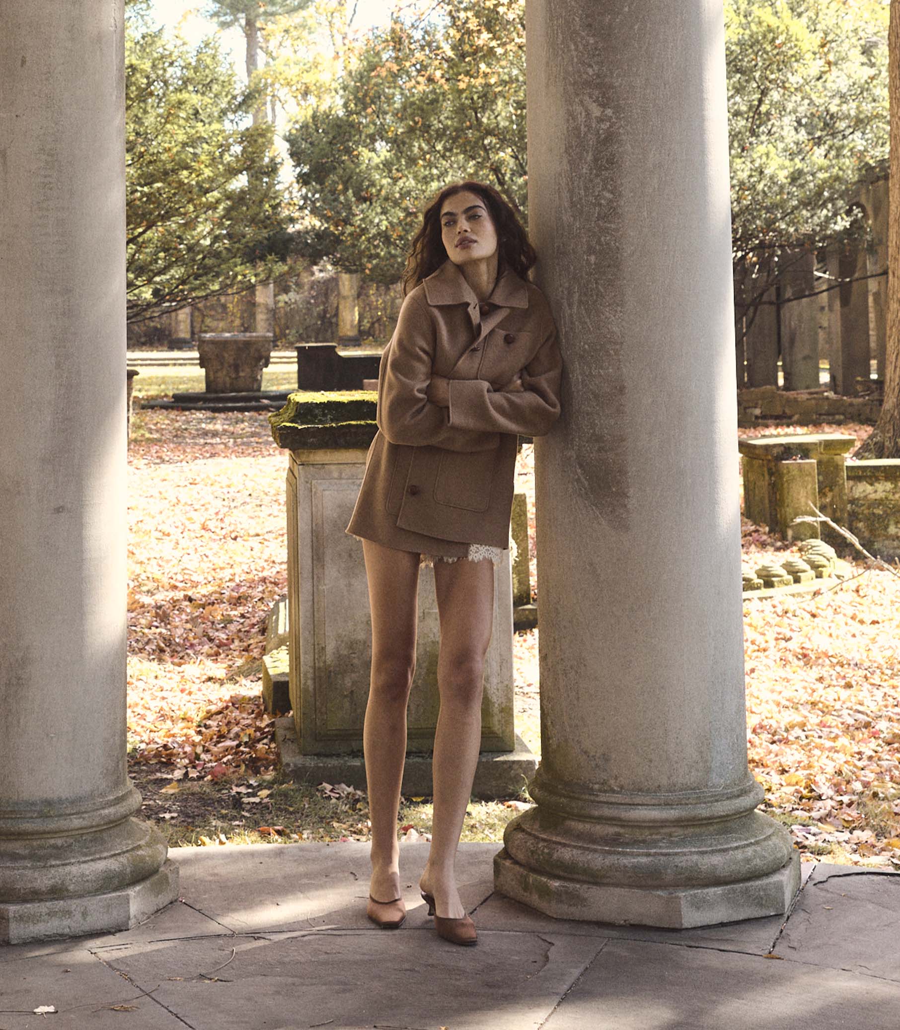 GERMAIN COAT -- LIGHT KHAKI - Image 7