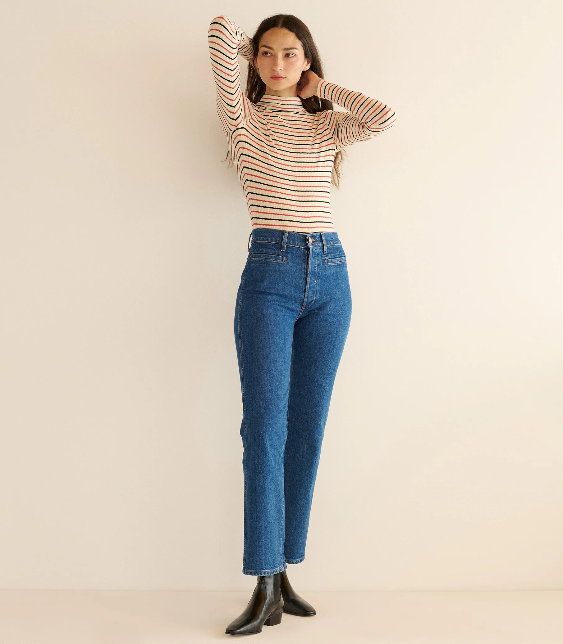 GINEVRA TEE -- RIVIERA STRIPE - Image 2