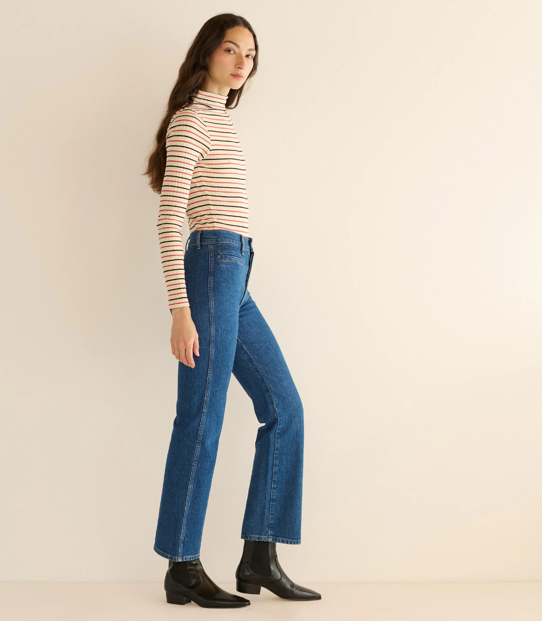 GINEVRA TEE -- RIVIERA STRIPE - Image 4