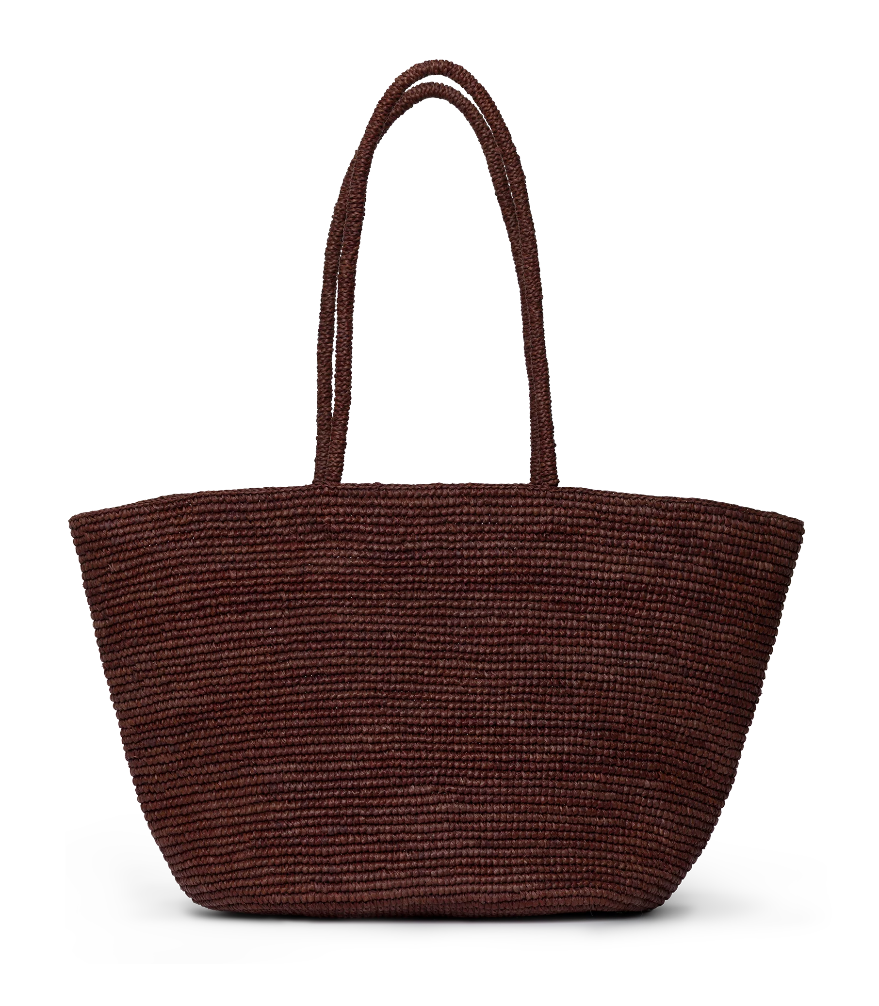 HARBOUR TOTE -- MARRON RAFFIA - Image 6