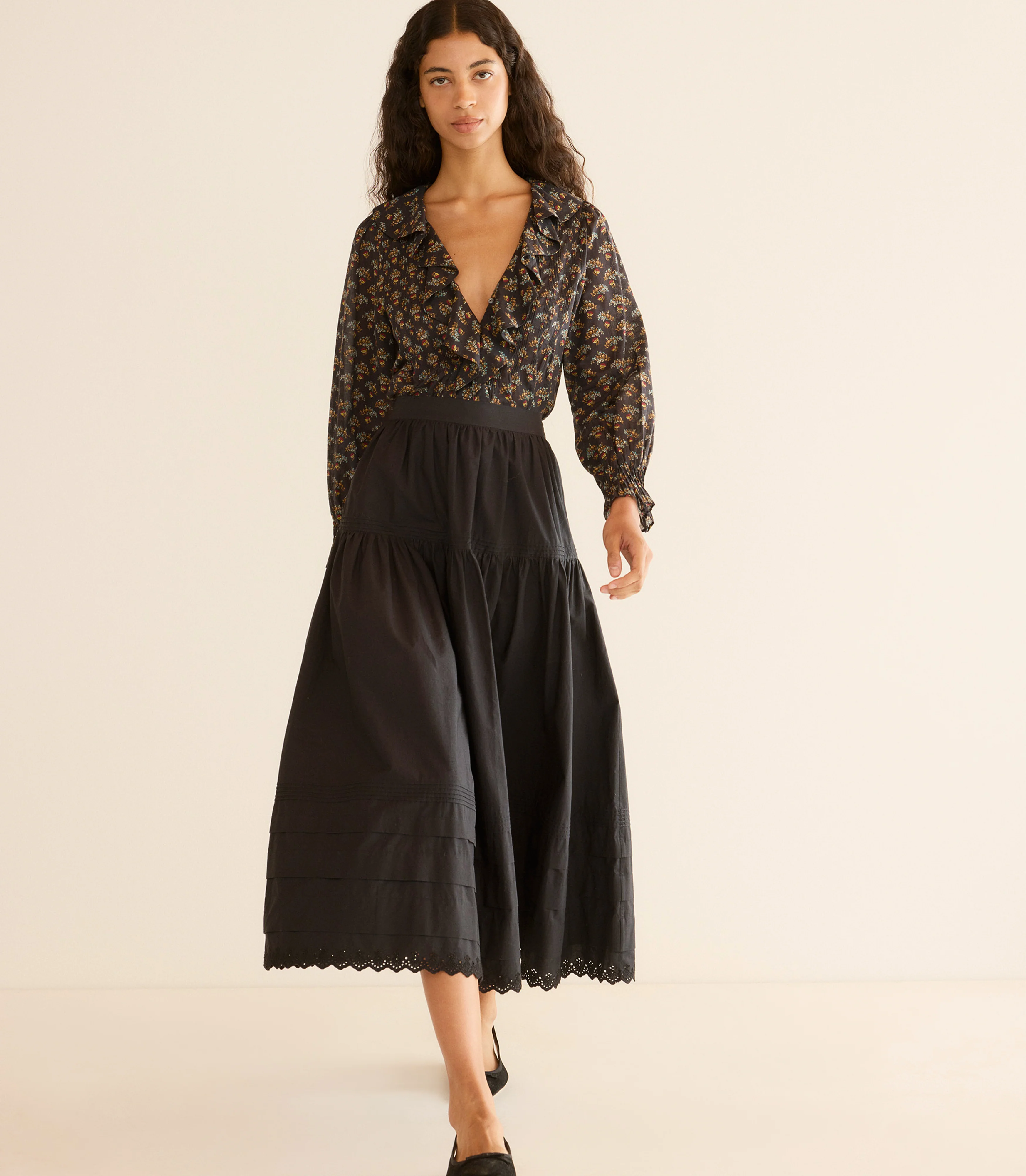 HARDY TOP -- DELPHINIUM FLORAL - Image 2