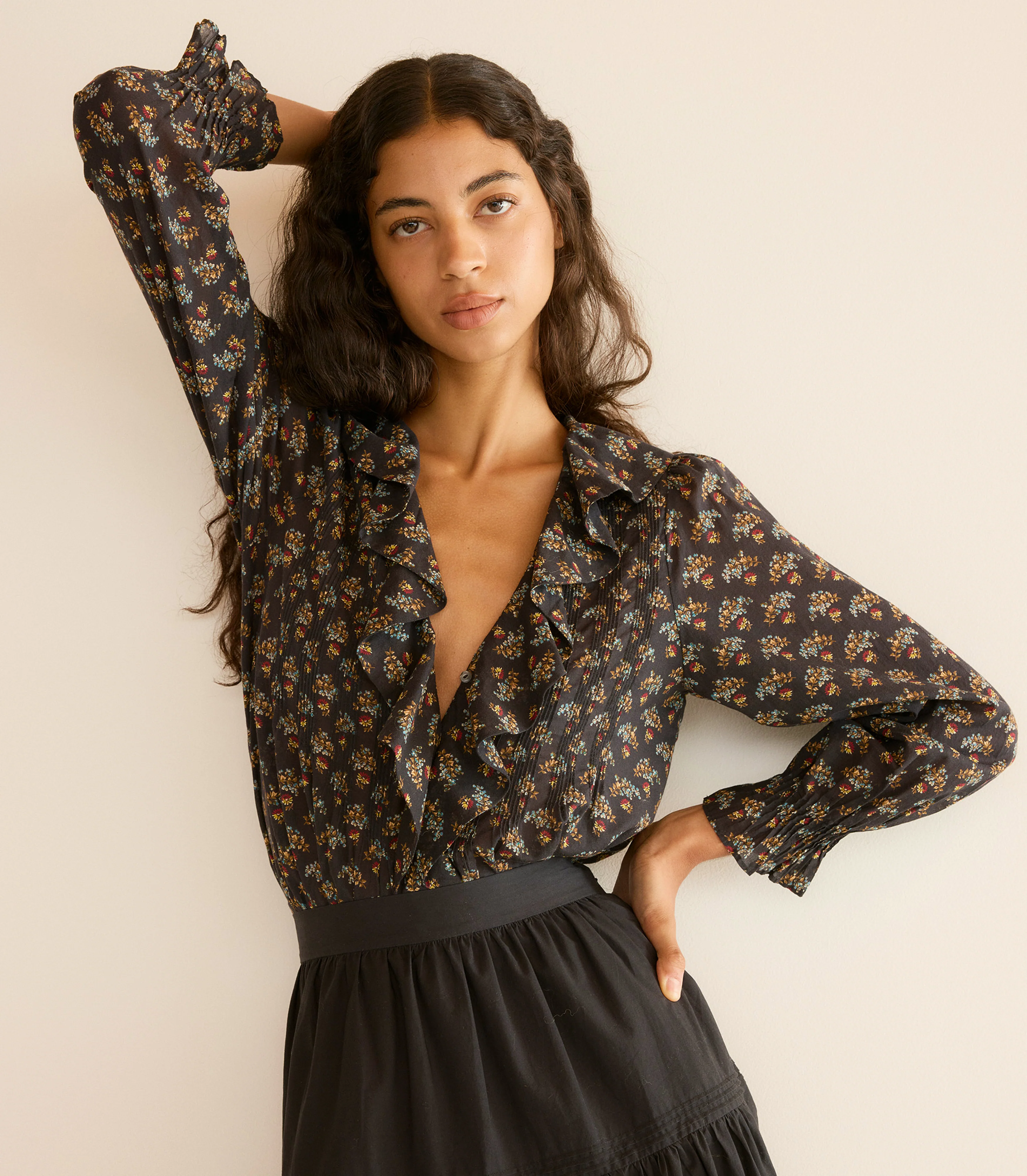 HARDY TOP -- DELPHINIUM FLORAL - Image 3