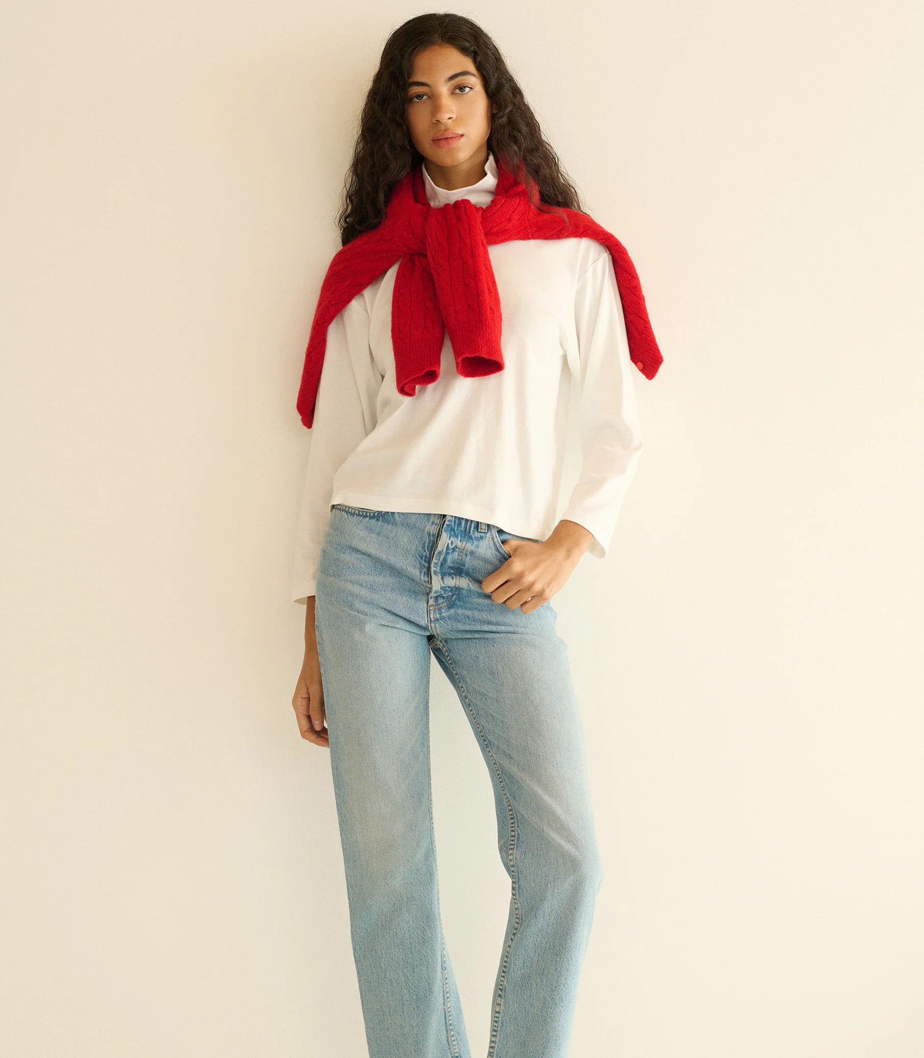 HAWTHORN TURTLENECK -- SALT - Image 2