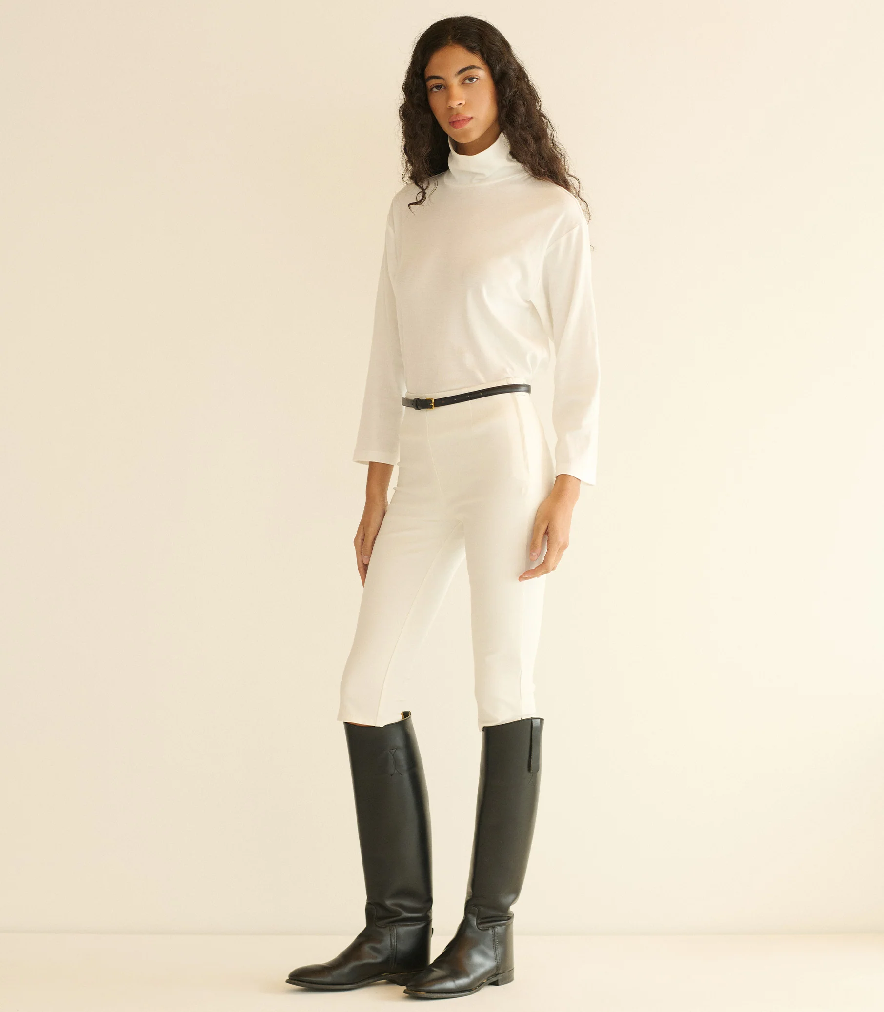 HAWTHORN TURTLENECK -- SALT - Image 5