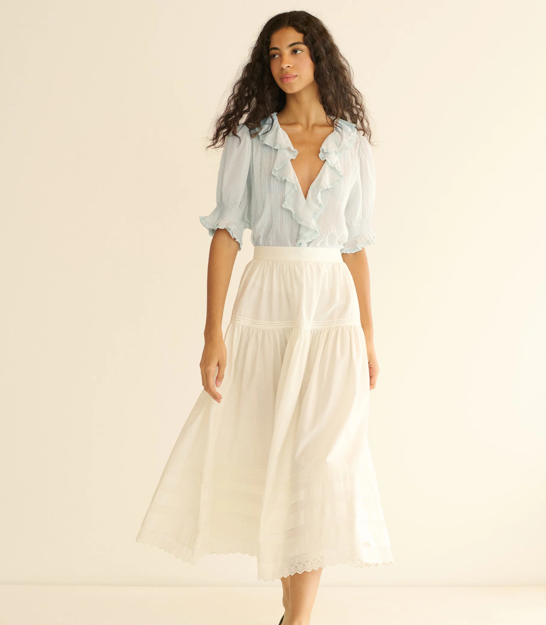 HENRI TOP -- ALICE BLUE - Image 2