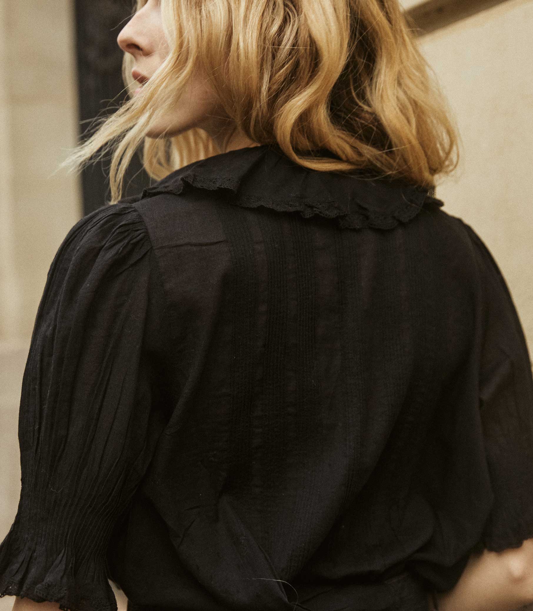 HENRI TOP -- BLACK - Image 4