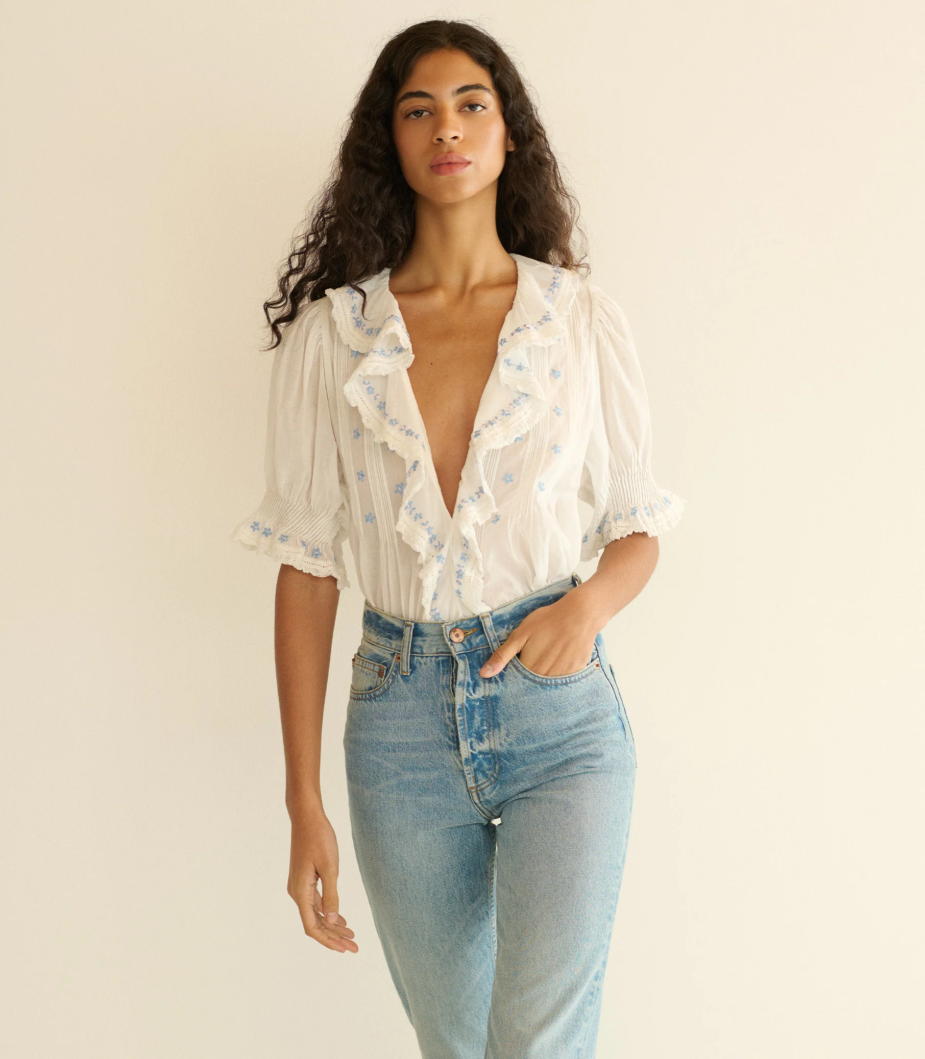 HETTIE TOP -- SALT - Image 2