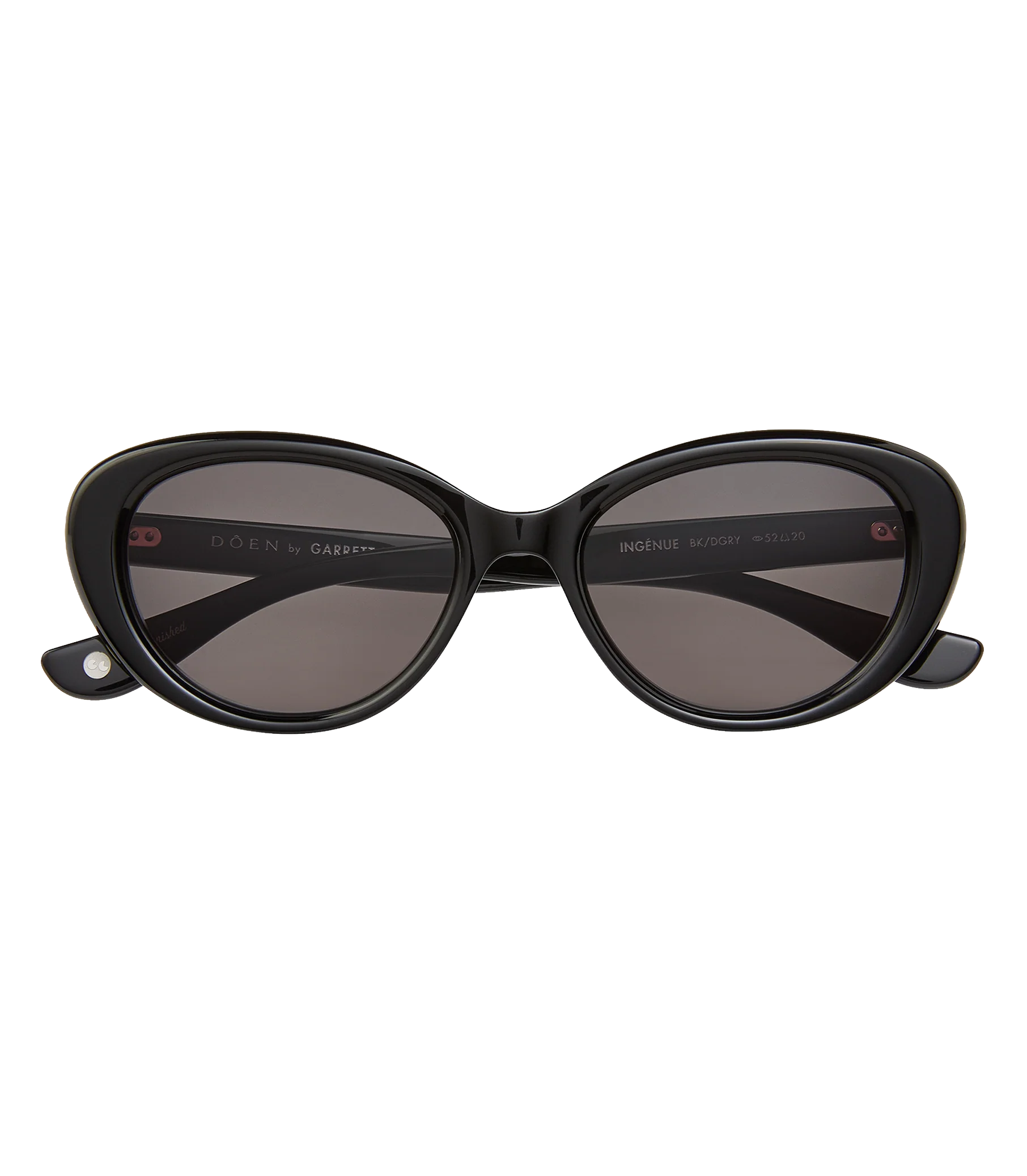 DÔEN BY GARRETT LEIGHT INGÉNUE SUNGLASSES -- BLACK - Image 8
