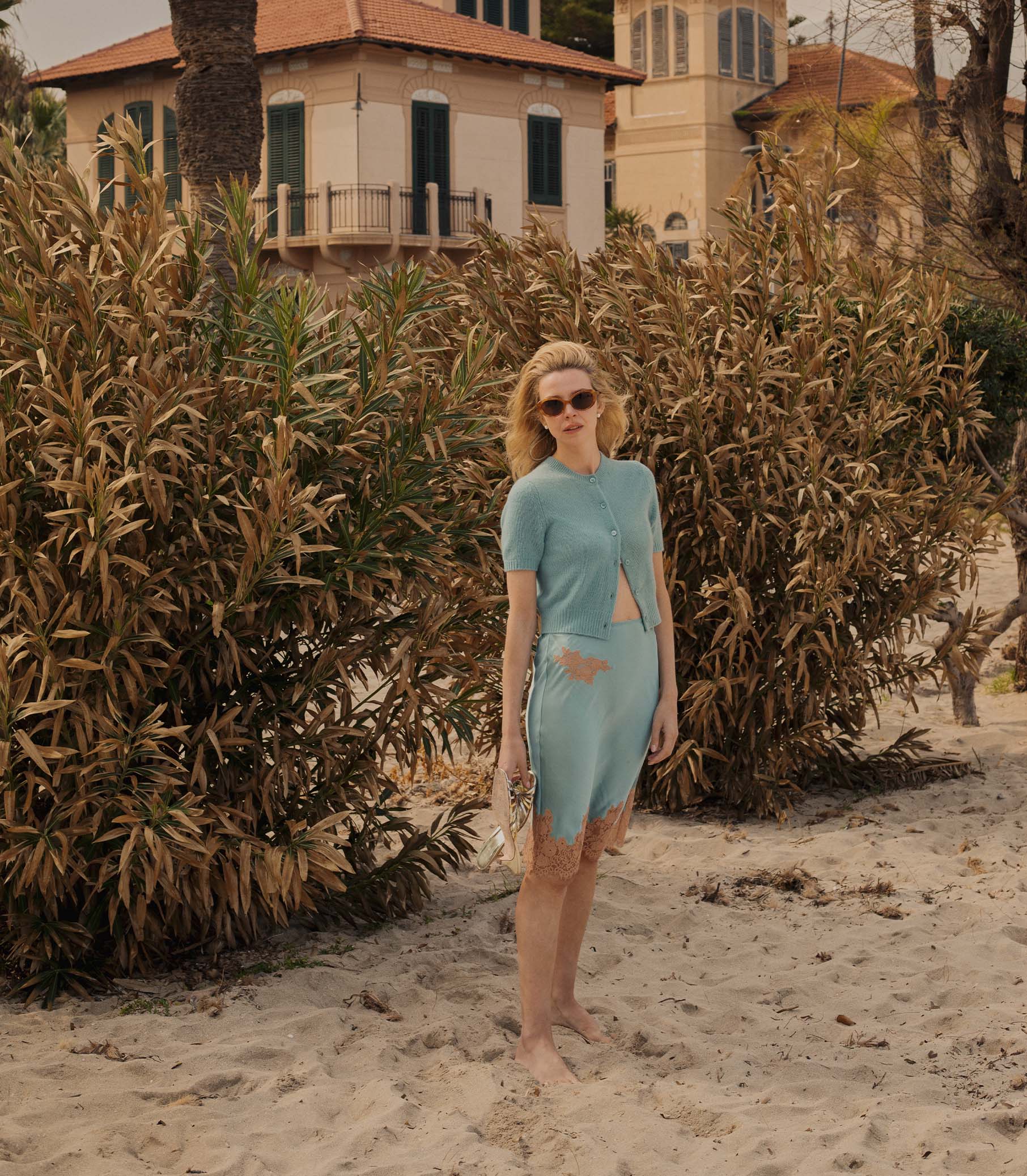 DÔEN BY GARRETT LEIGHT INGÉNUE SUNGLASSES -- EMBER TORTOISE - Image 3
