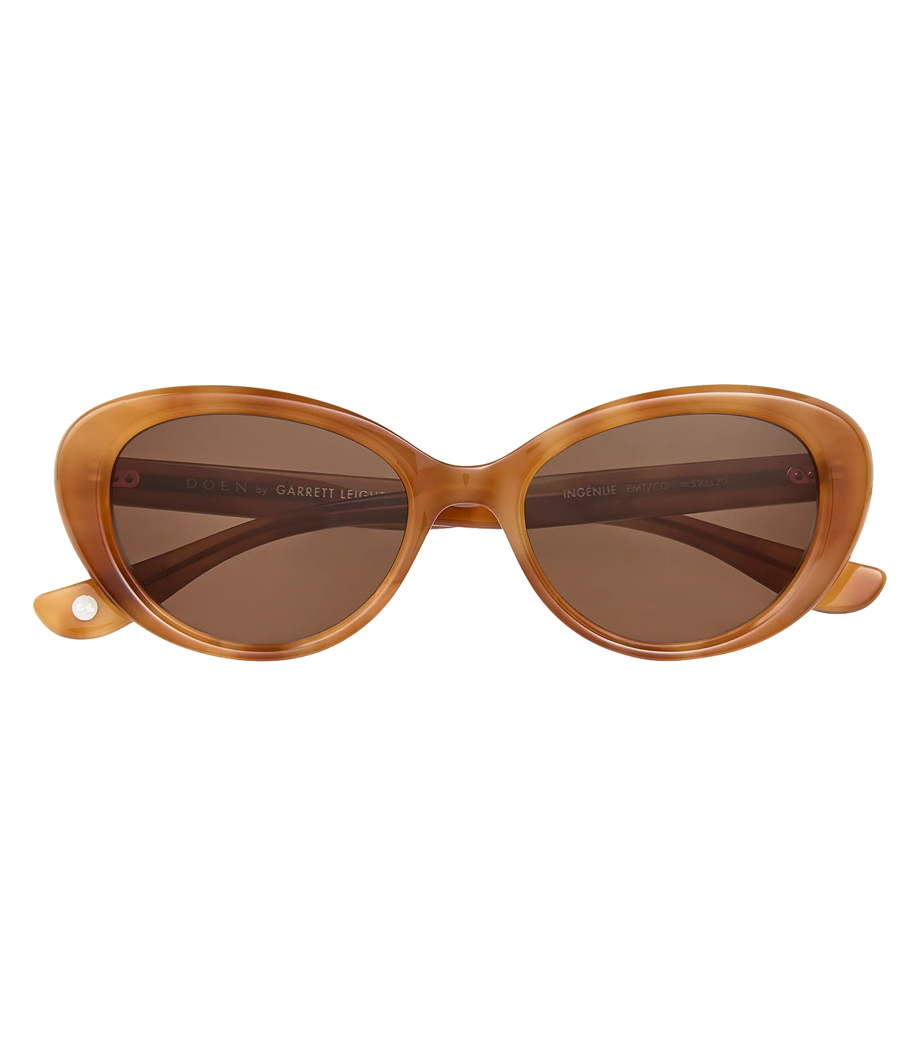 DÔEN BY GARRETT LEIGHT INGÉNUE SUNGLASSES -- EMBER TORTOISE - Image 7