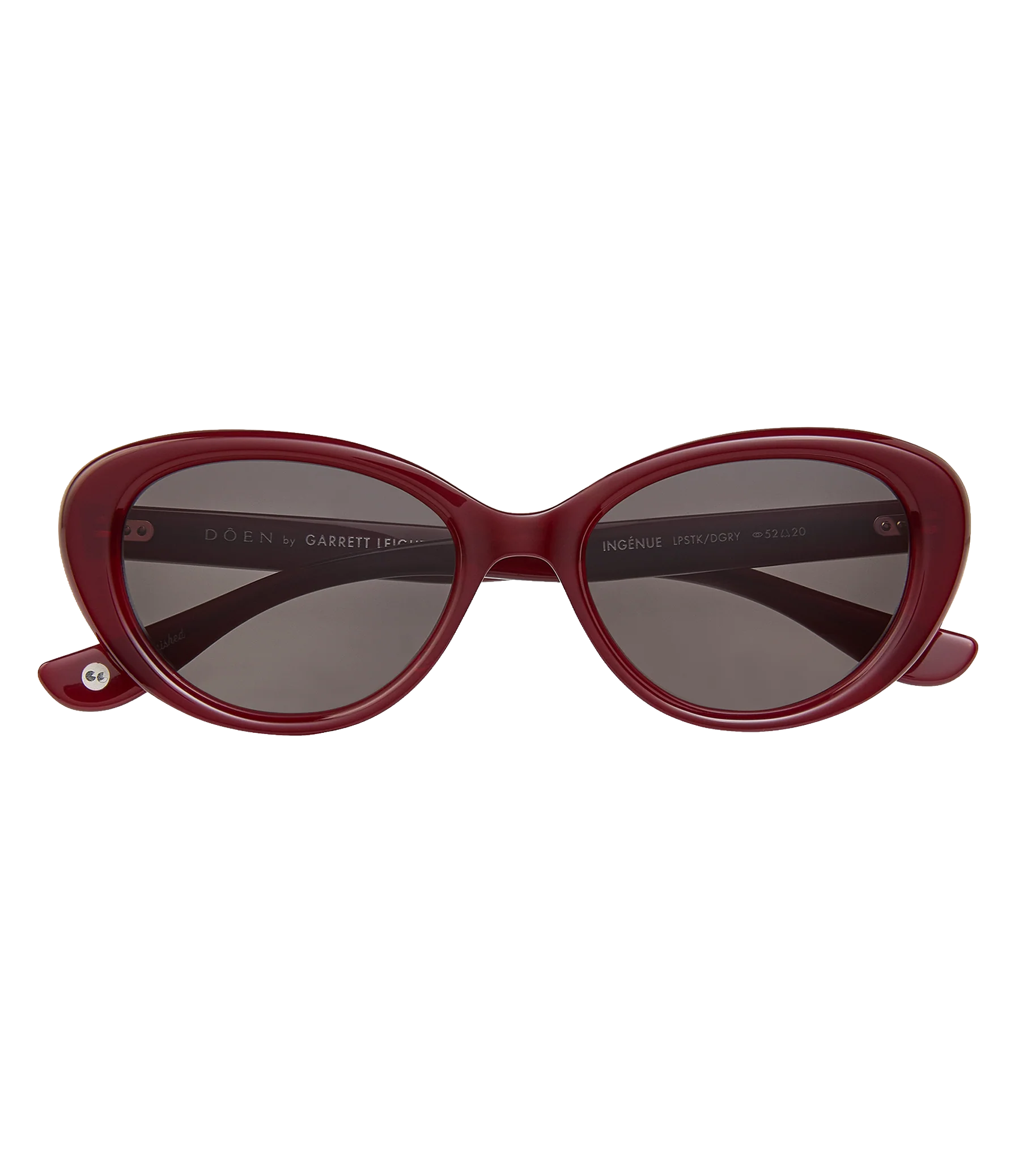 DÔEN BY GARRETT LEIGHT INGÉNUE SUNGLASSES -- LIPSTICK - Image 7