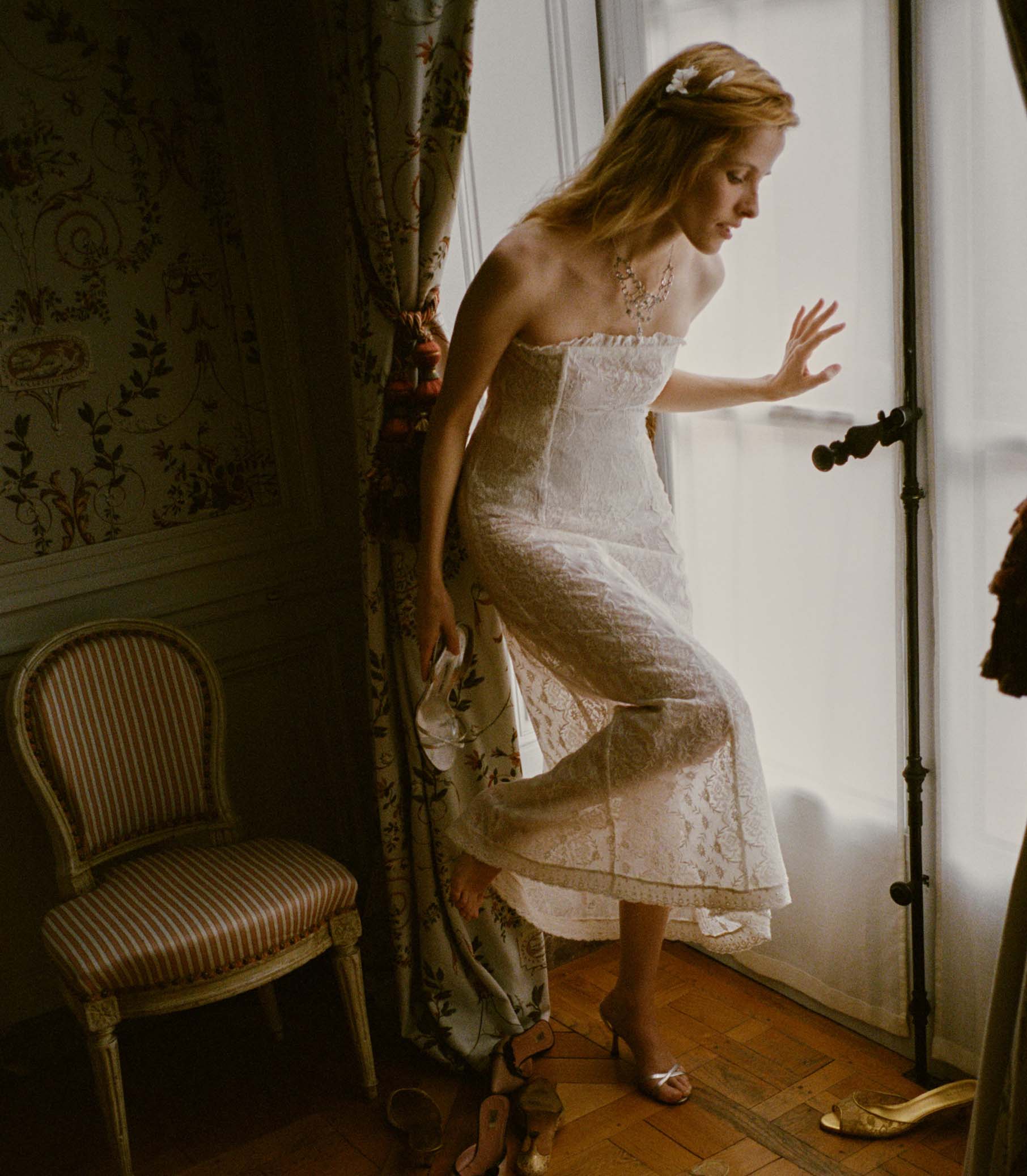 JOSEPHINE ANNIVERSARY DRESS -- SALT - Image 2