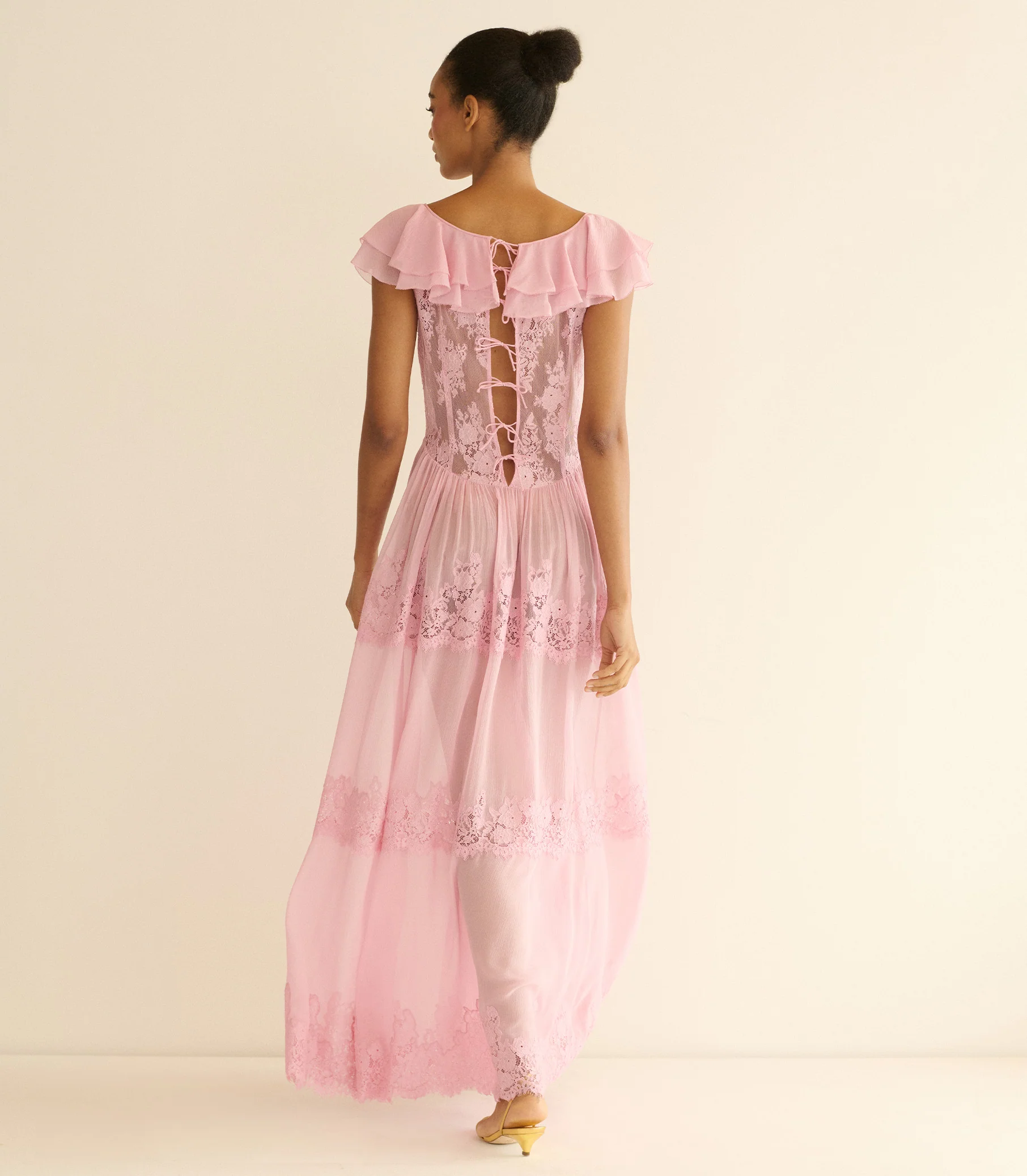 JOYELLE DRESS -- PINK HYDRANGEA - Image 7