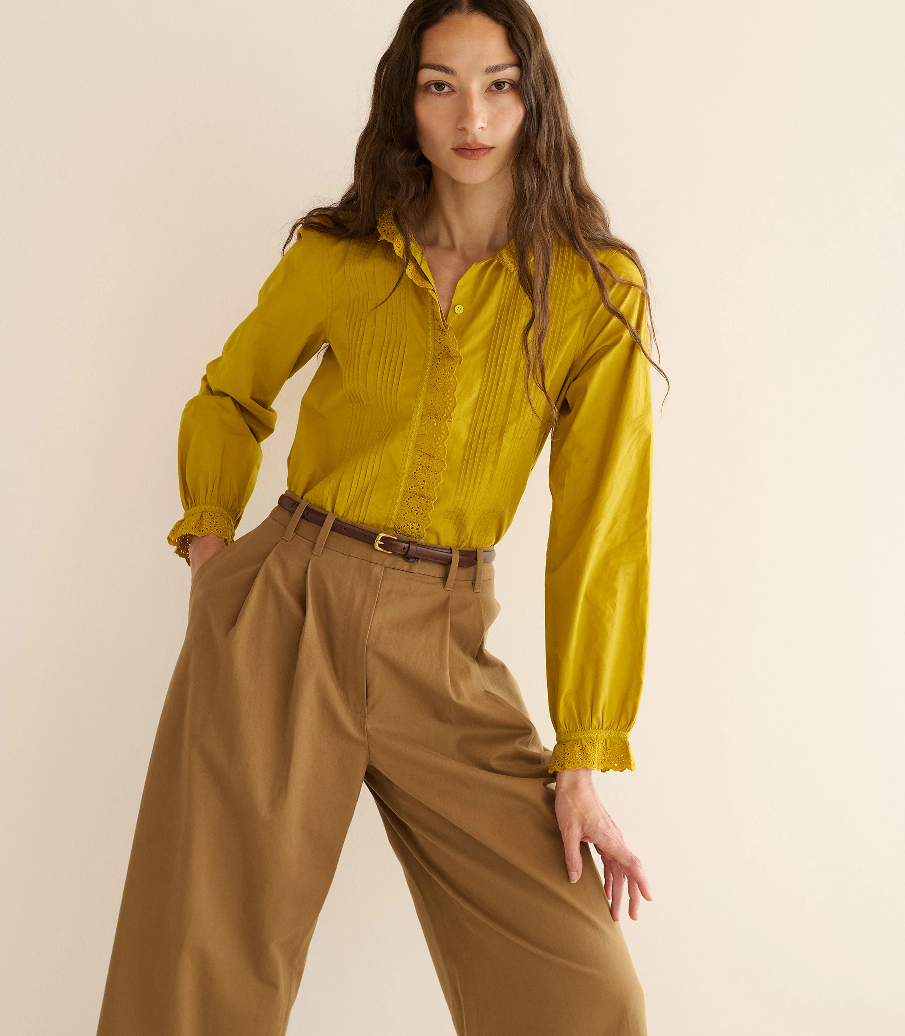LEANDRA TOP -- OAKMOSS - Image 2