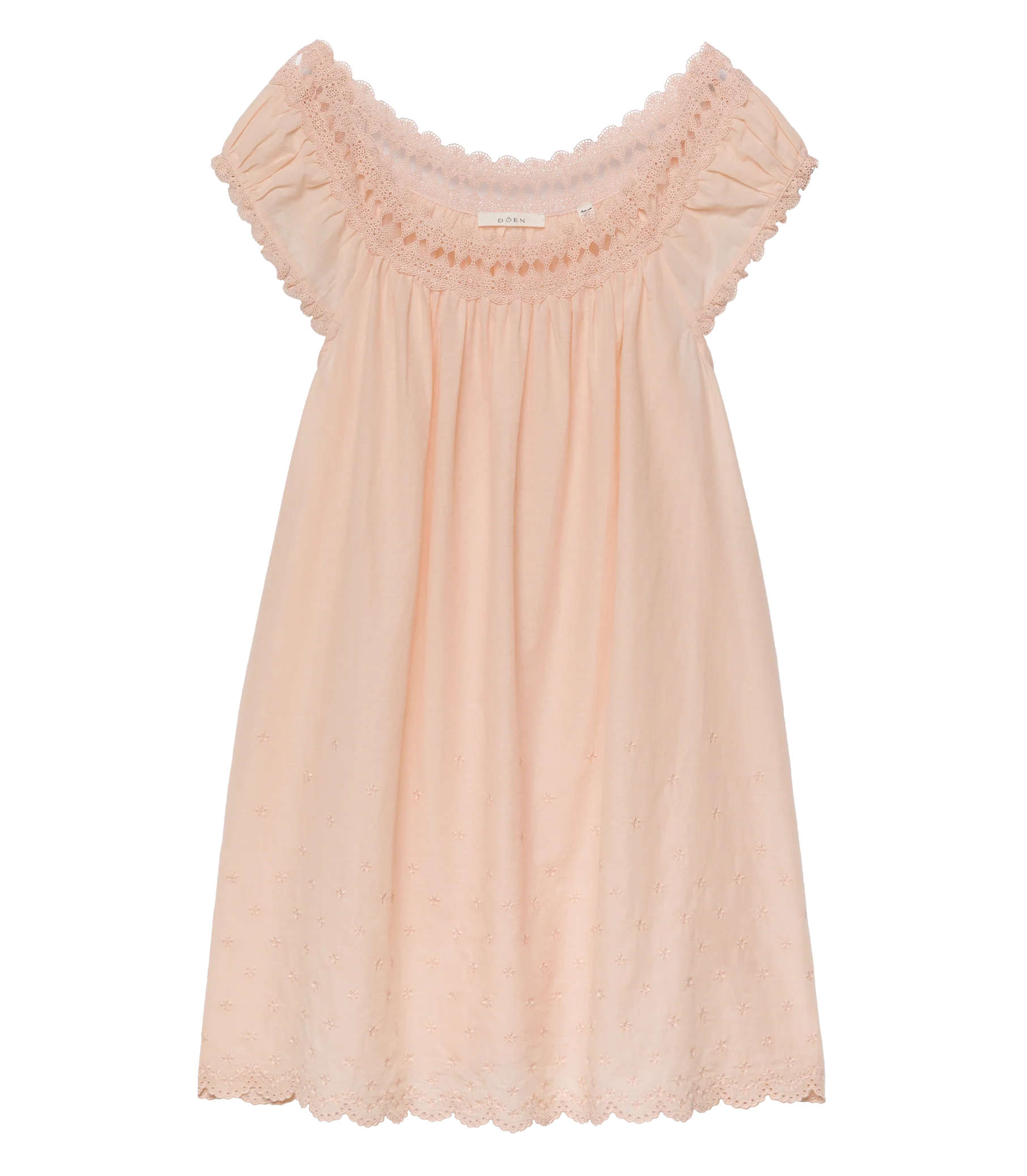 LELIA NIGHTGOWN -- PEACH SORBET - Image 5
