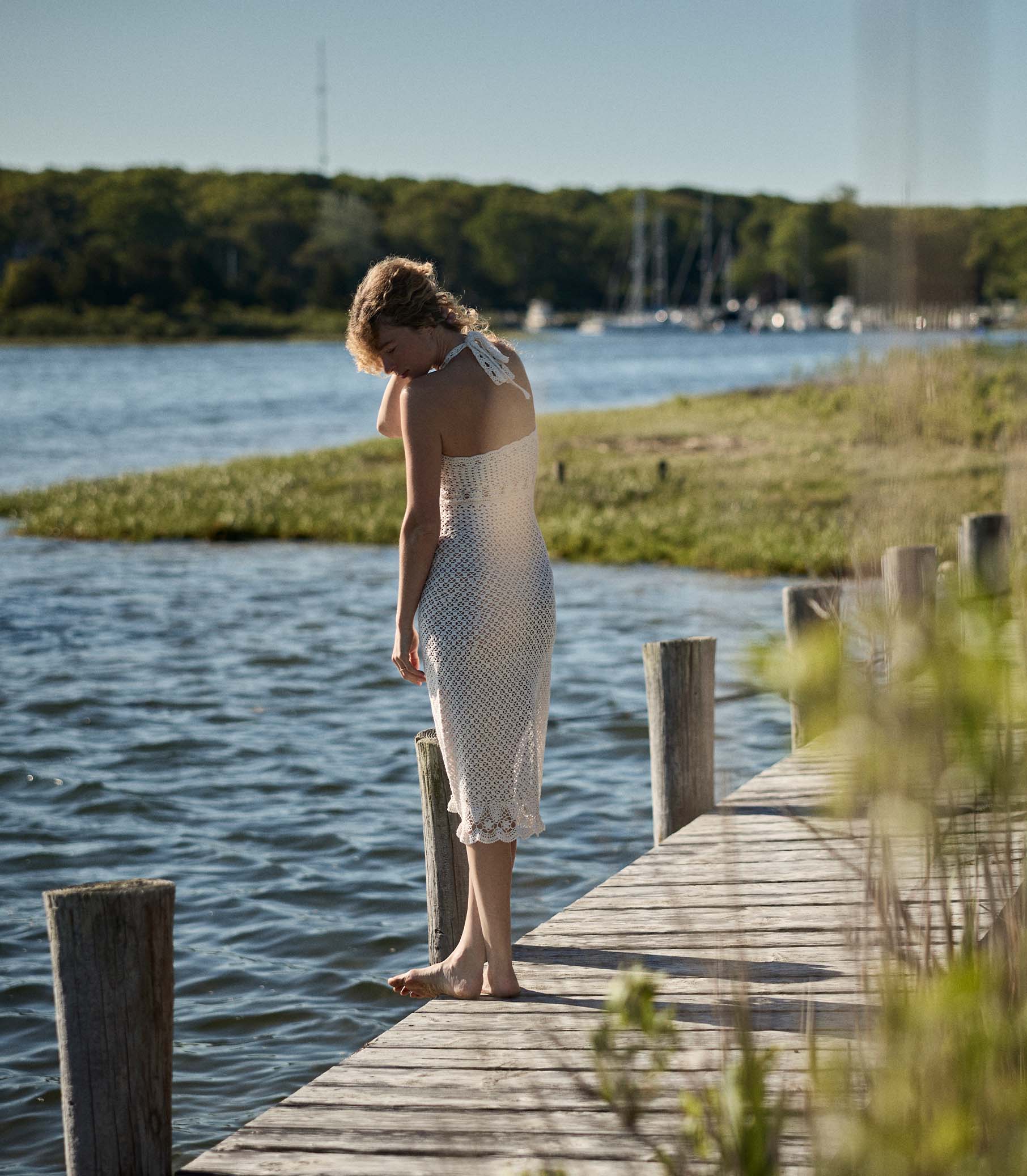 LIANE DRESS -- PEARL - Image 5