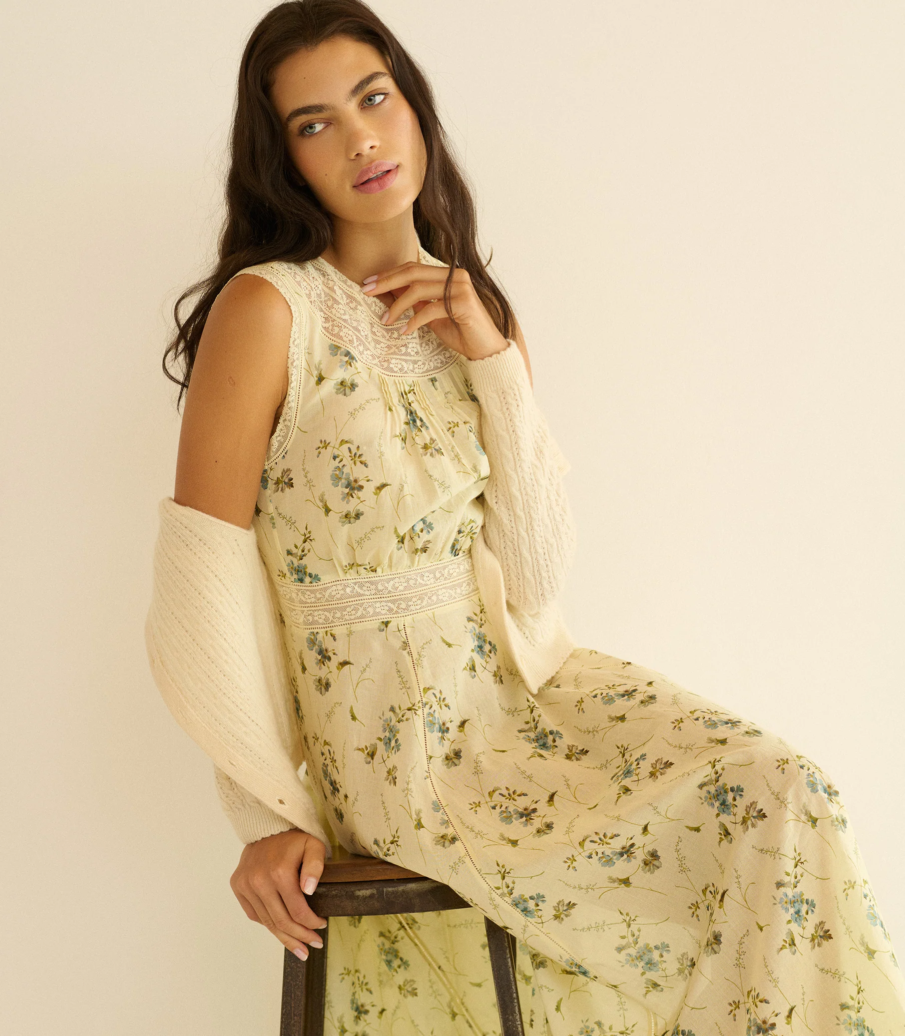 LILIANE DRESS -- SUNSHINE PRAIRIE ROSE - Image 2