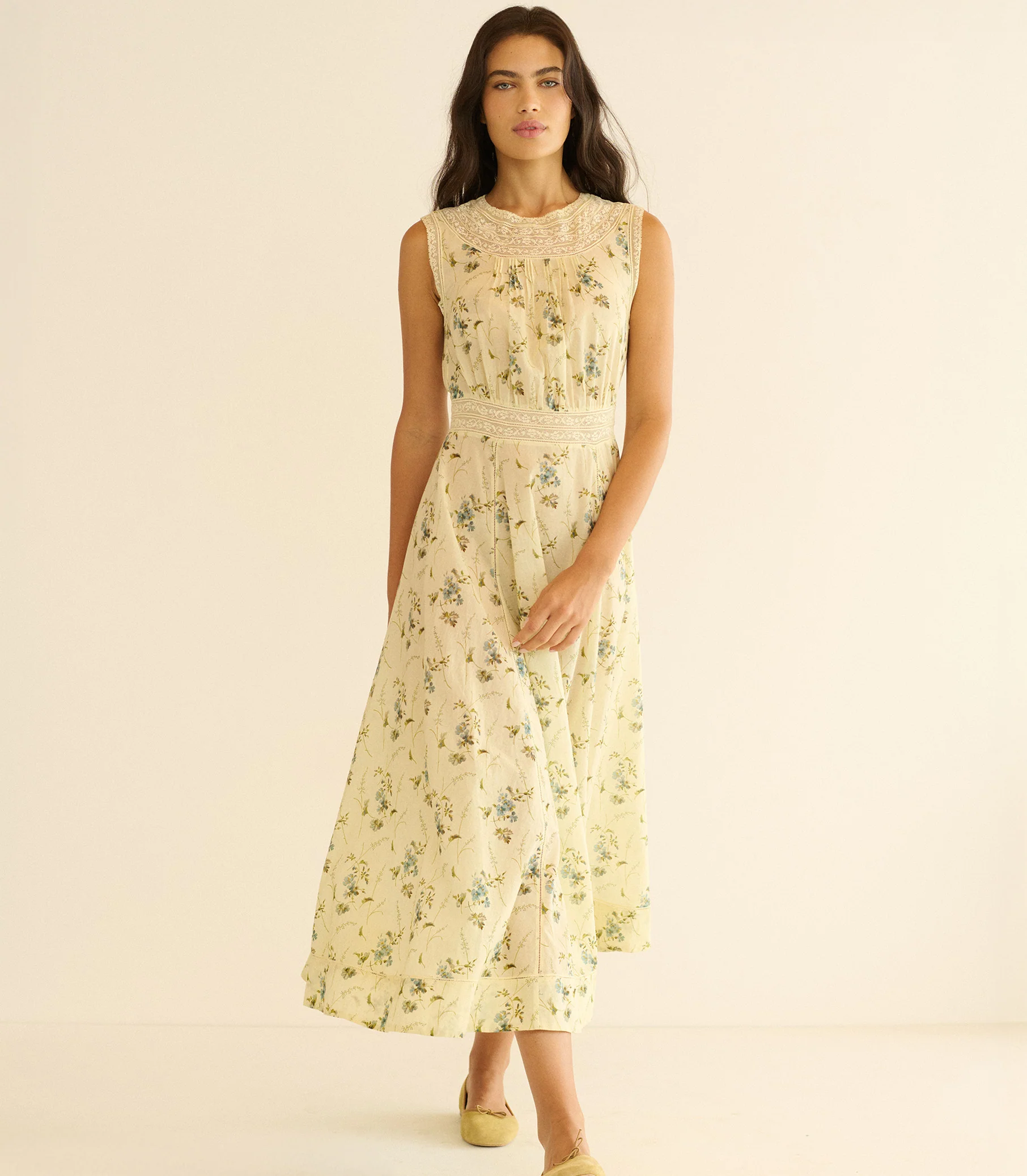 LILIANE DRESS -- SUNSHINE PRAIRIE ROSE - Image 4