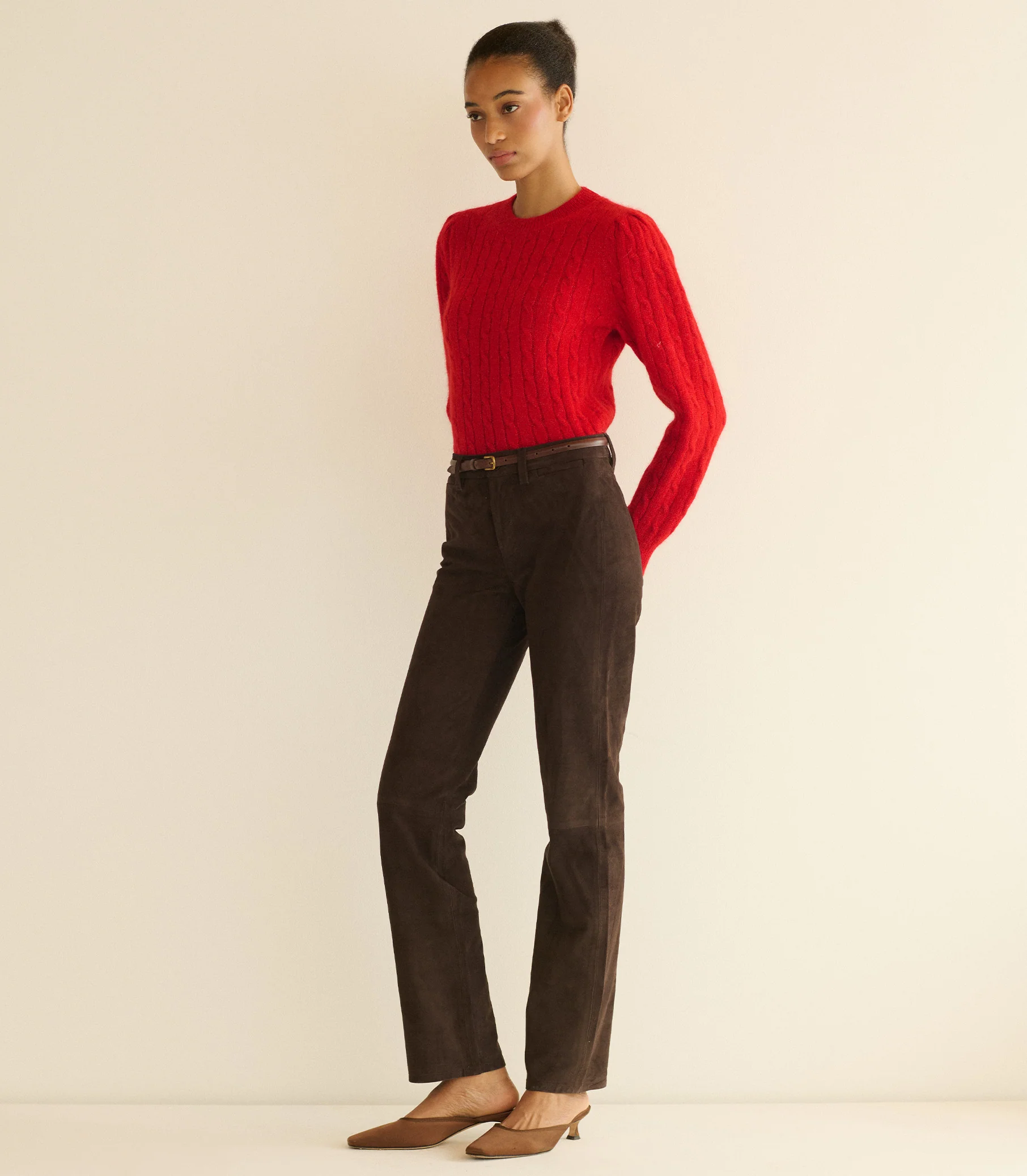 LINDON SWEATER -- CERISE - Image 2