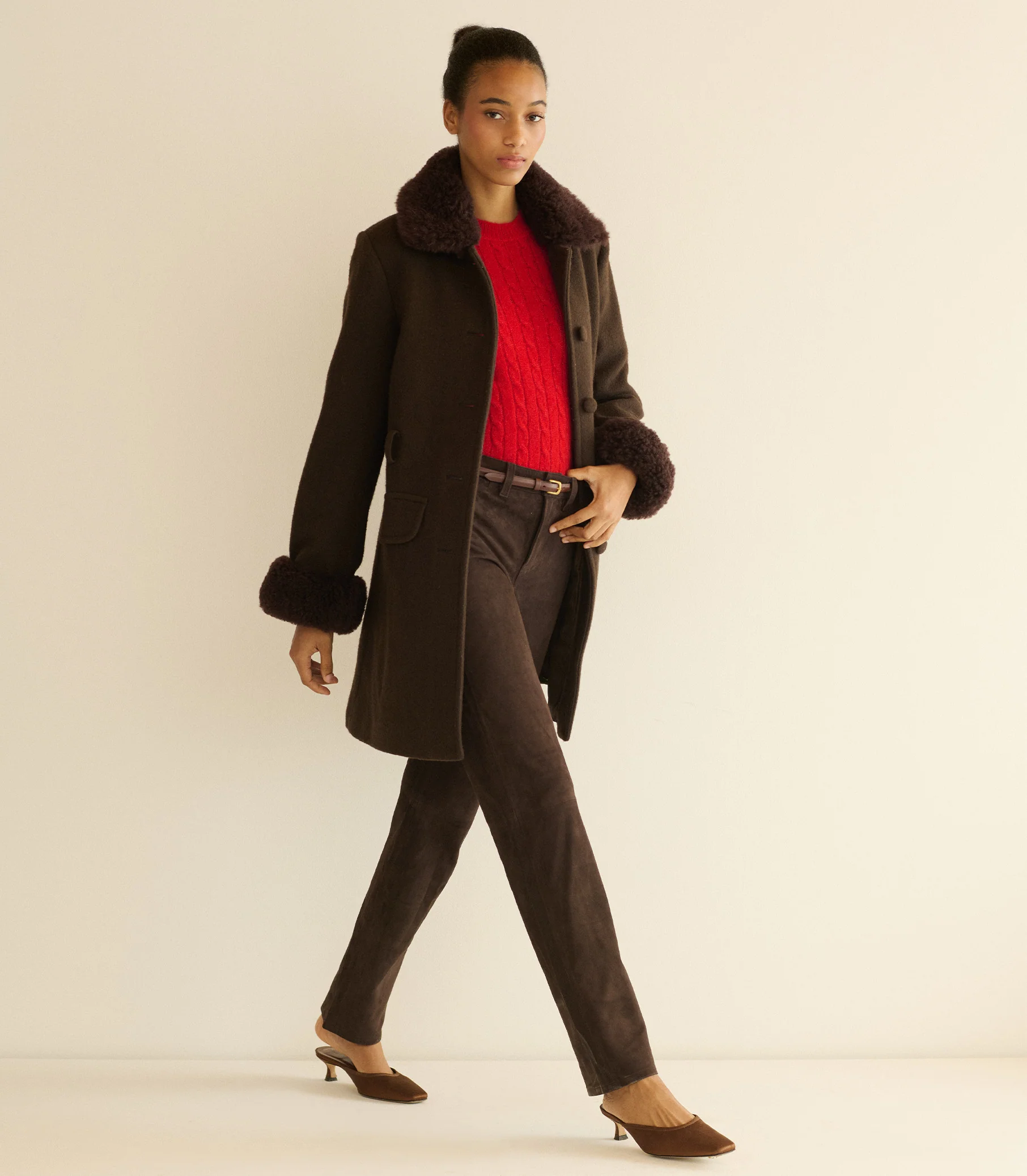 LINDON SWEATER -- CERISE - Image 5