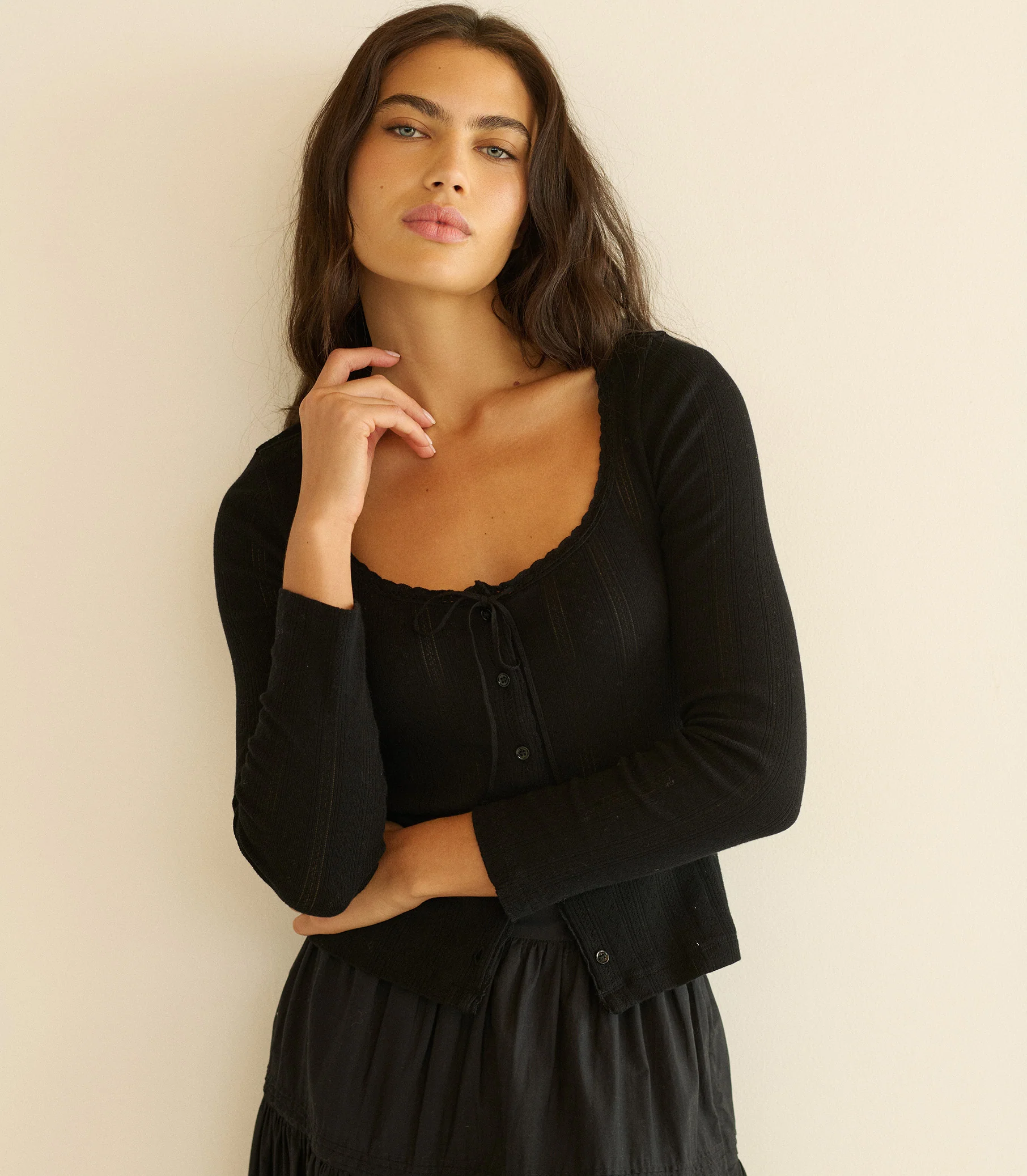 LORI TEE -- BLACK - Image 2