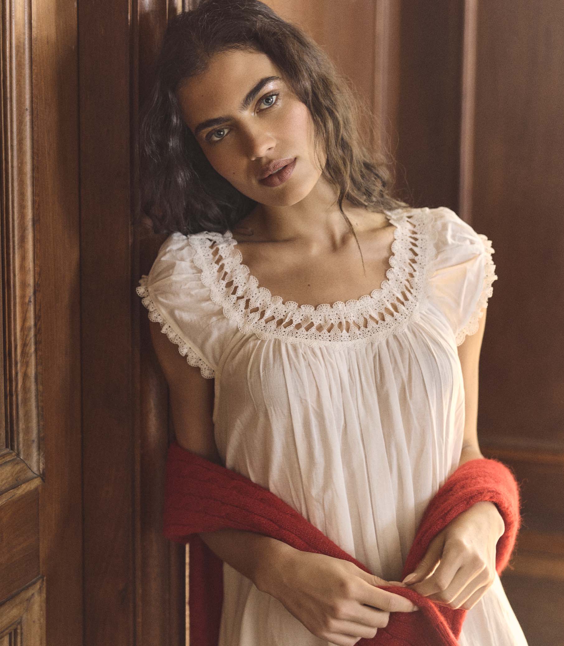 LUCILIA NIGHTGOWN -- SALT - Image 3