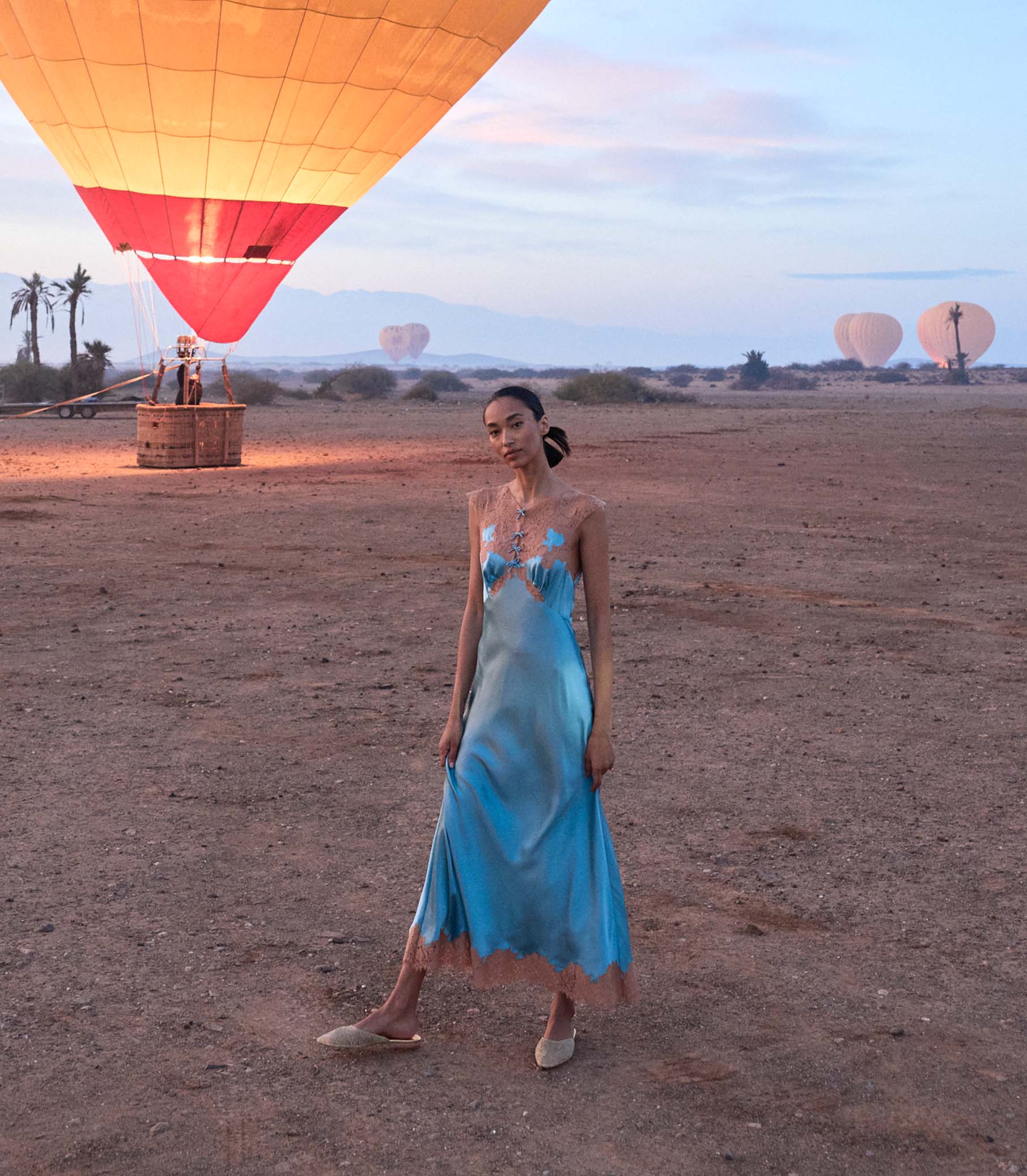 MARCELLE DRESS -- DEEP AQUAMARINE - Image 4