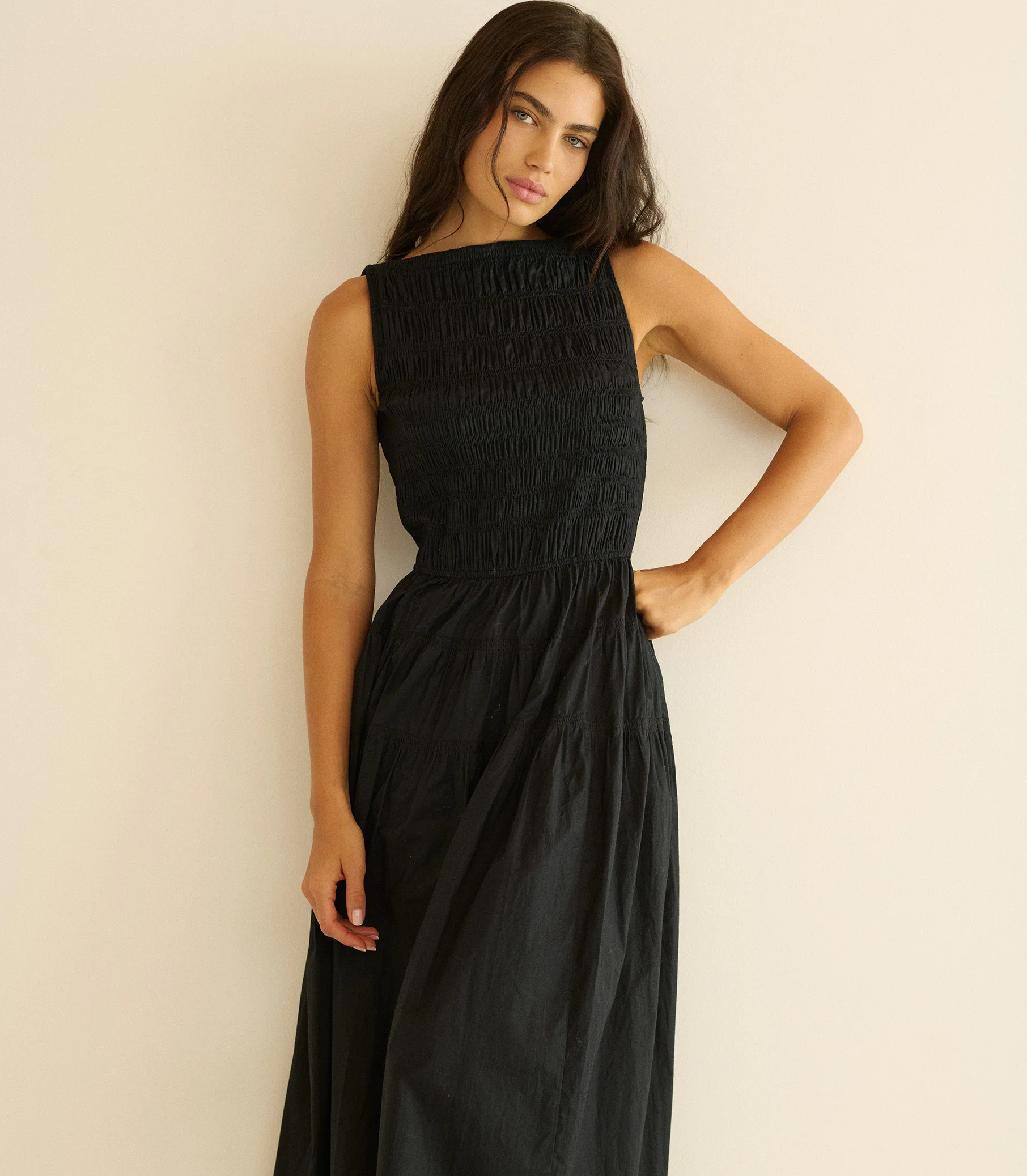 MELIE DRESS -- BLACK - Image 2