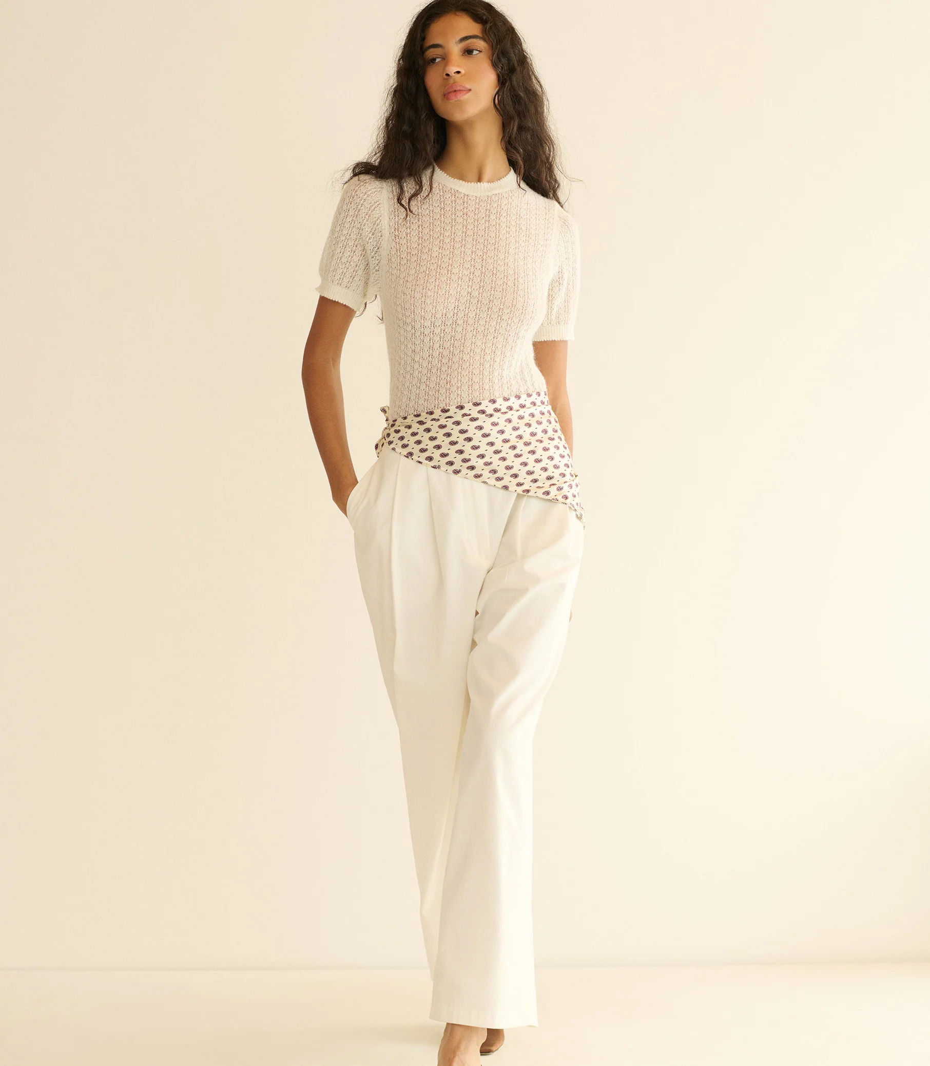 MONICA SWEATER -- IVORY - Image 2